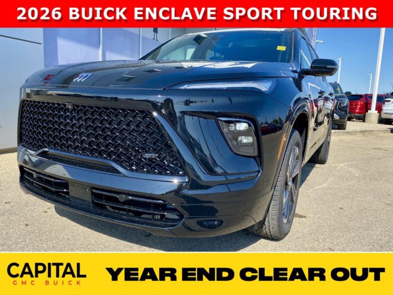 THE ALL-NEW 2026 BUICK ENCLAVE SPORT TOURING IS HERE! Come and experience it here and be the FIRST to own this incredible, fully redesigned 7-passenger luxury SUV. With options like Panoramic Sunroof, Technology Package, POWER PACKAGE, 360 CAM, Heated and Cooled Seats, Heated Steering, Remote Start, Customizable 30 ultra-wide digital display screen, and so much more, come and visit us to see this amazing vehicle!Ask for the Internet Department for more information or book your test drive today! Text 825-445-0521 for fast answers at your fingertips!AMVIC Licensed Dealer - Licence Number B1044900Disclaimer: All prices are plus taxes and include all cash credits and loyalties. See dealer for details. AMVIC Licensed Dealer # B1044900