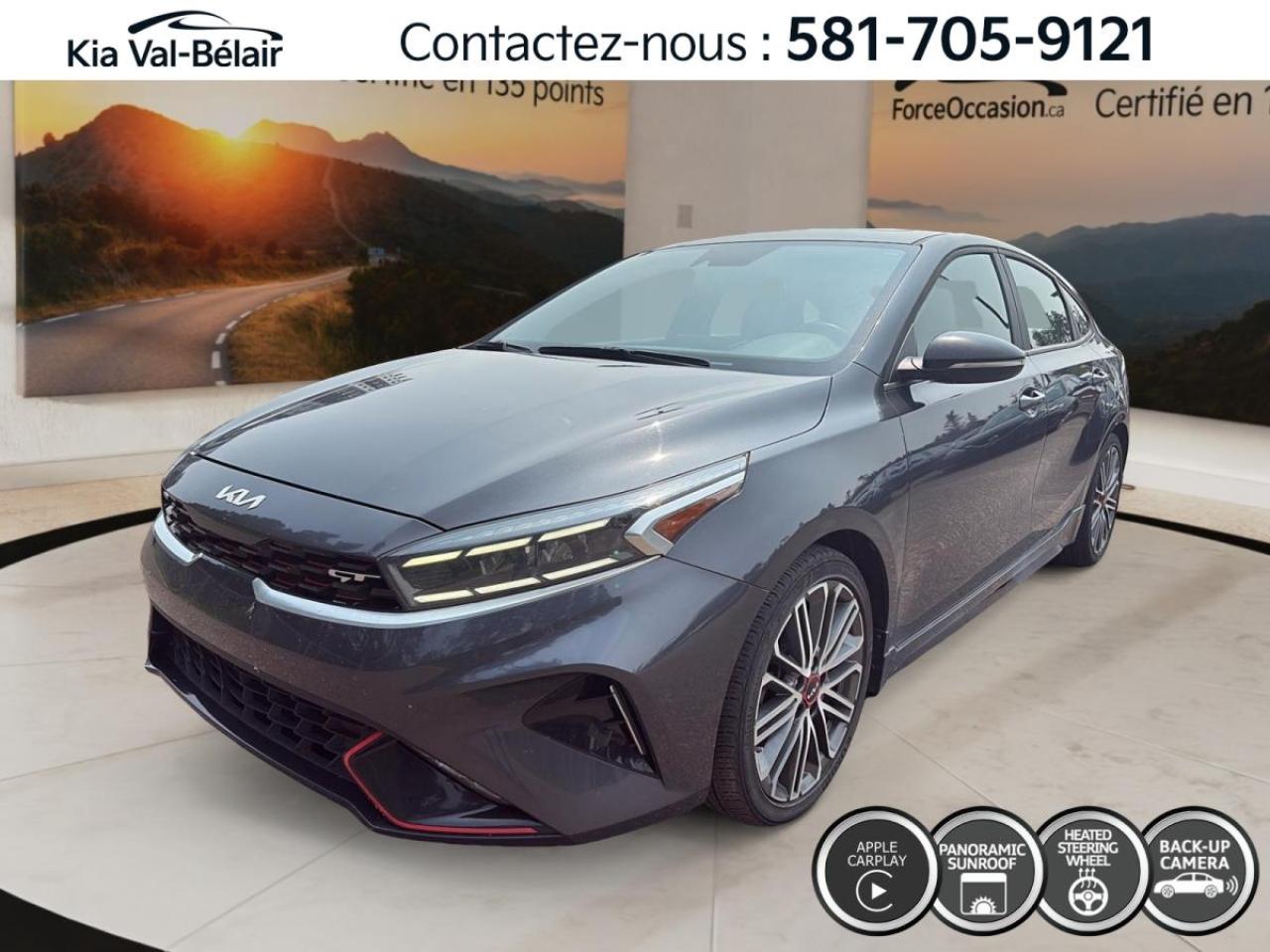 Used 2023 Kia Forte5 GT *TURBO *201HP *TOIT *CAMERA *CARPLAY *BI-ZONE for sale in Québec, QC