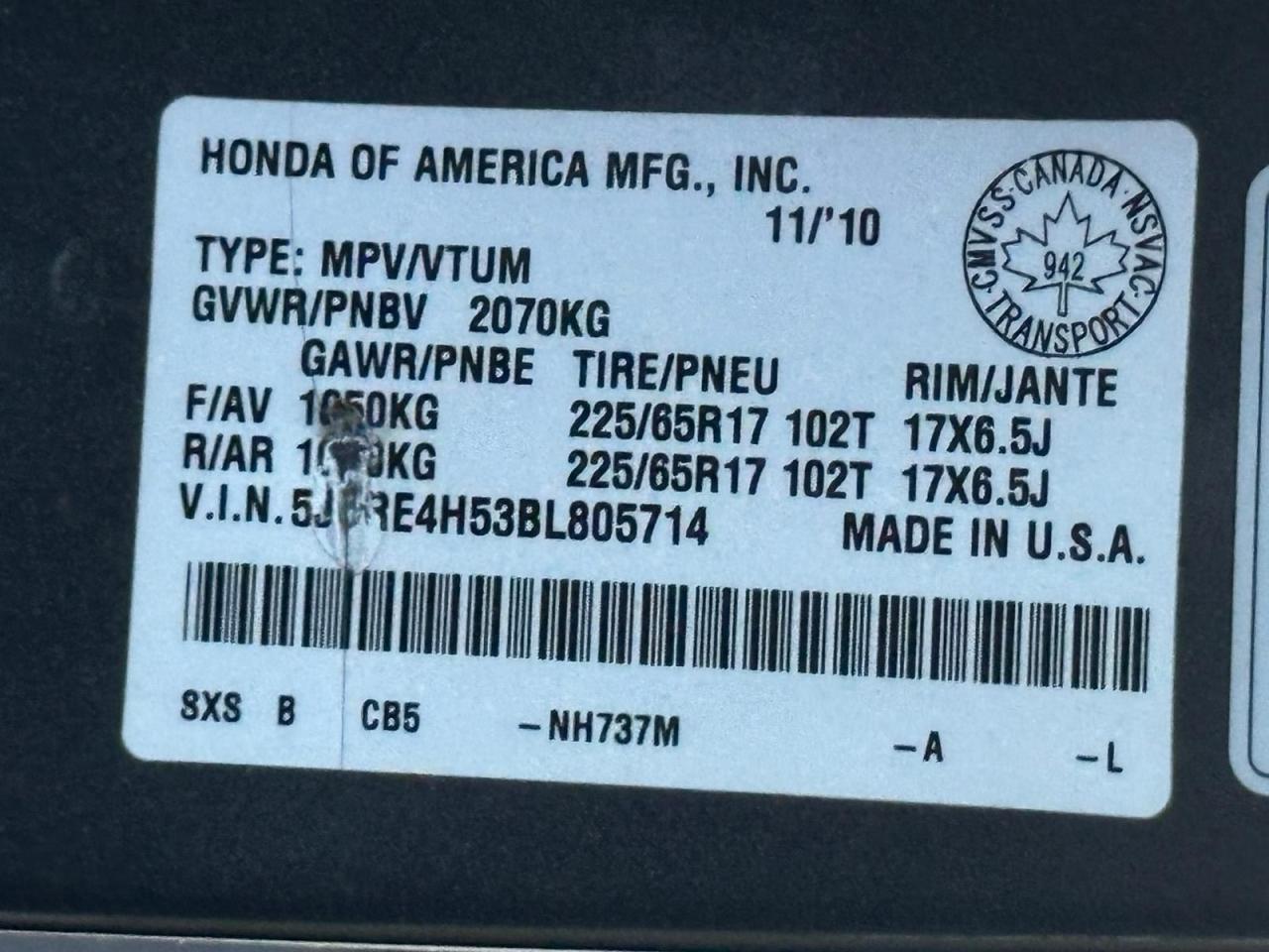 2011 Honda CR-V EX - Photo #29