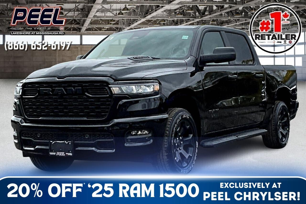 New 2025 RAM 1500 TRADESMAN CREW | Black Express Pkg | Buckets | V6 for sale in Mississauga, ON