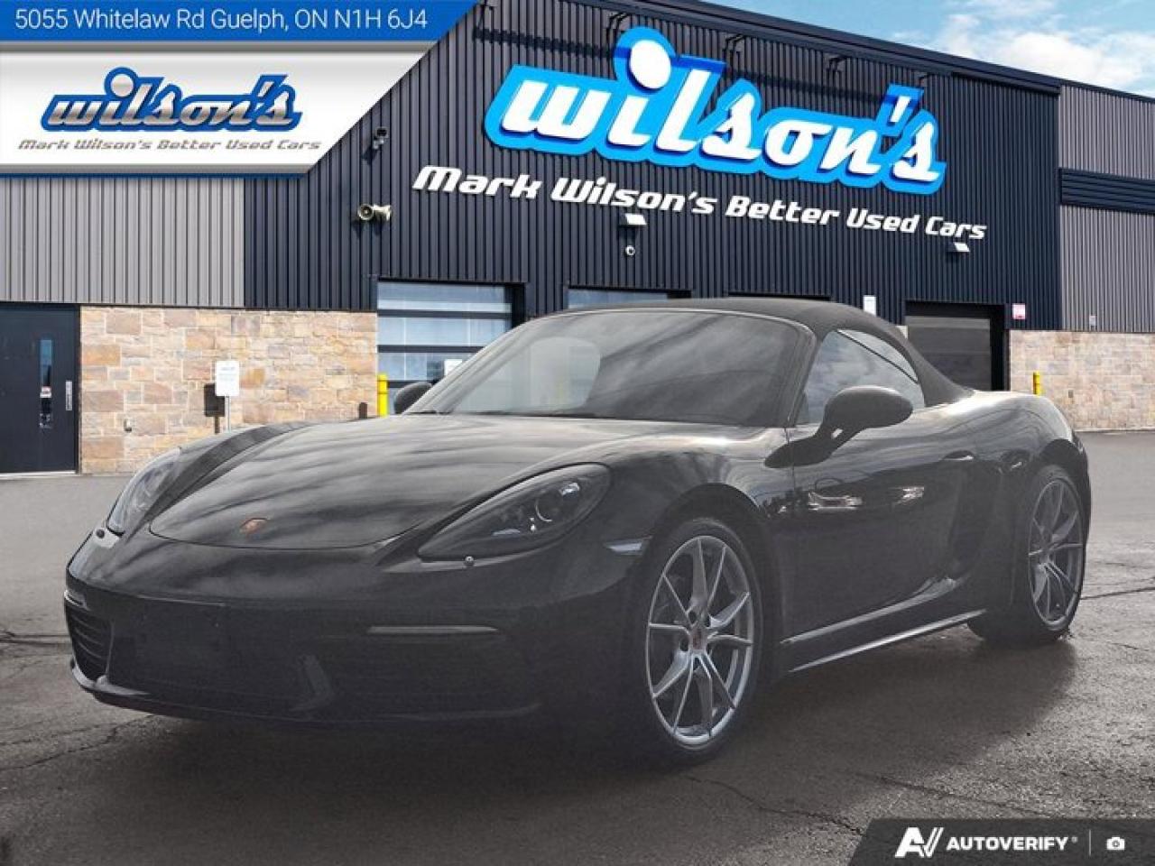 Used 2017 Porsche Boxster 718 Convertible | Leather | Nav | Cooled + Heated Seats | and More ! for sale in Guelph, ON