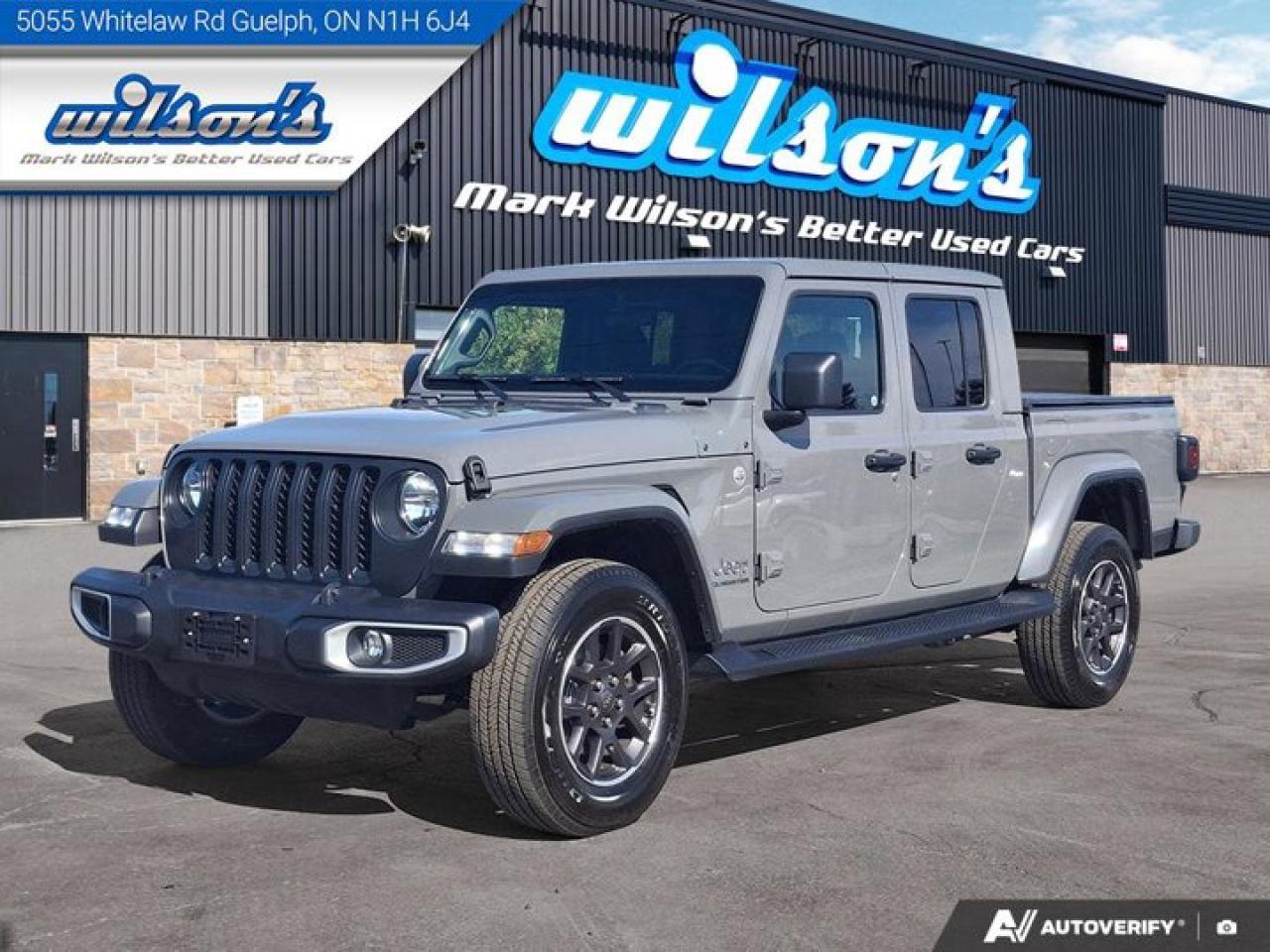 Used 2021 Jeep Gladiator Overland | 6-Speed Manual | Heated Wheel + Seats | Rear Camera | CarPlay + Android | and More ! for sale in Guelph, ON