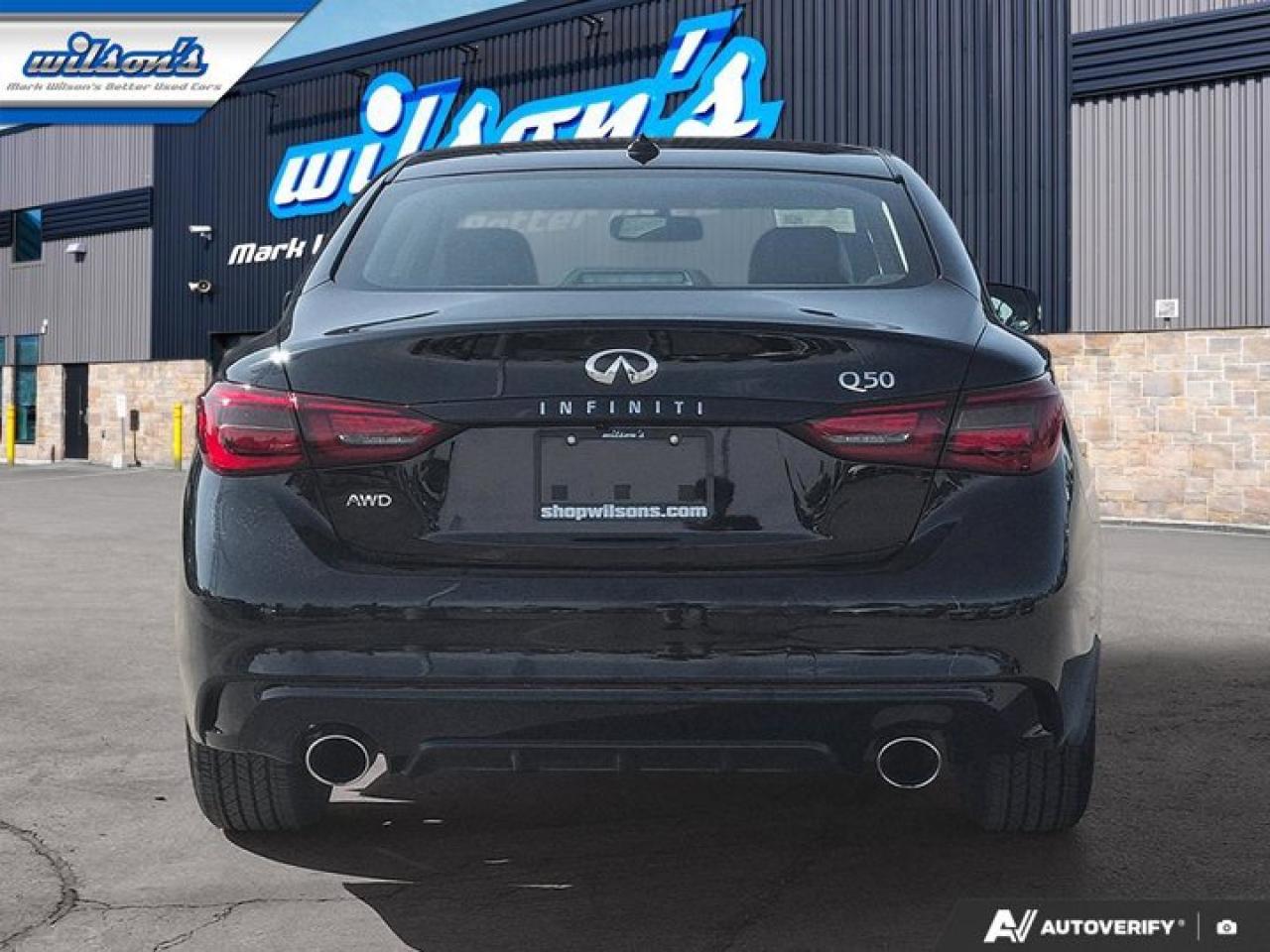 2021 Infiniti Q50 PURE AWD | Leather | Heated Seats | Rear Camera | Power Seat | and More ! Photo3