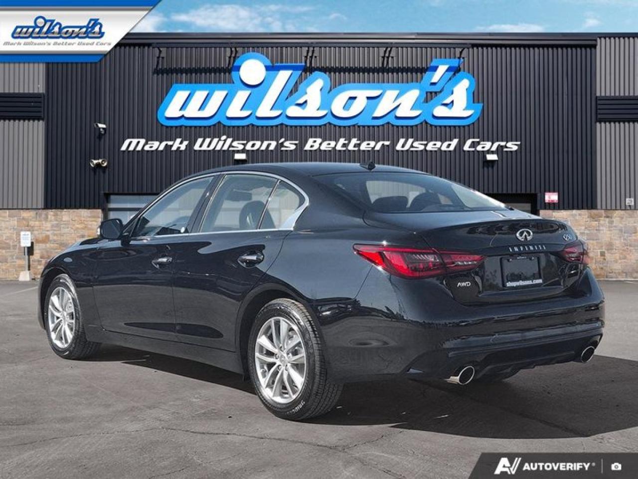 2021 Infiniti Q50 PURE AWD | Leather | Heated Seats | Rear Camera | Power Seat | and More ! Photo2