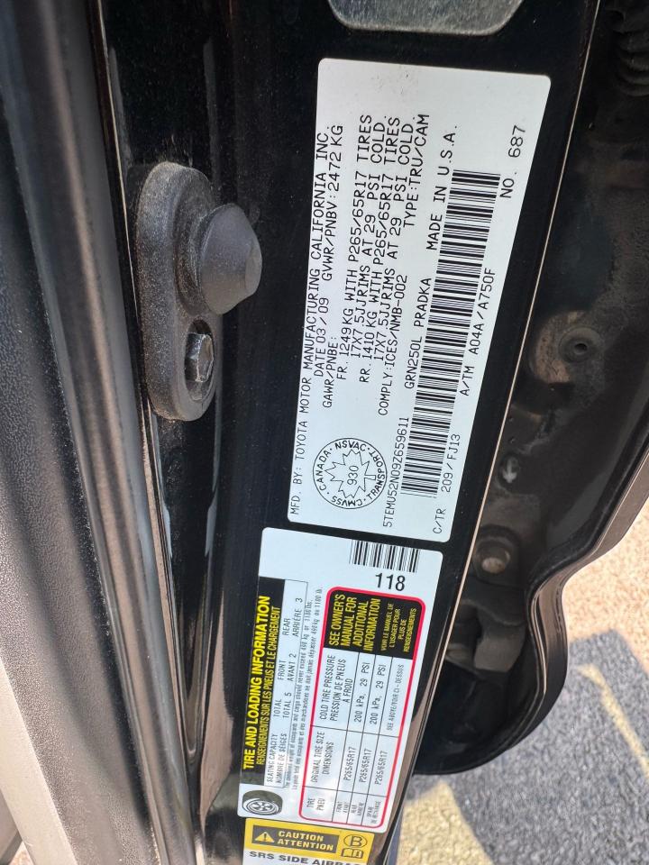 2009 Toyota Tacoma TRD SPORT 4X4, WHEELS, TONNEAU COVER, AUTO, CERT - Photo #17