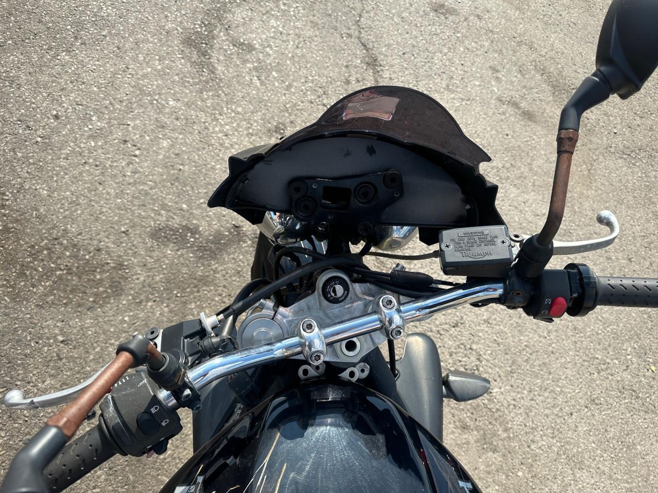 2009 Triumph Speed Triple R STREET TRIPLE, VANDALIZED, EXHAUST, NO KEYS,AS IS - Photo #10