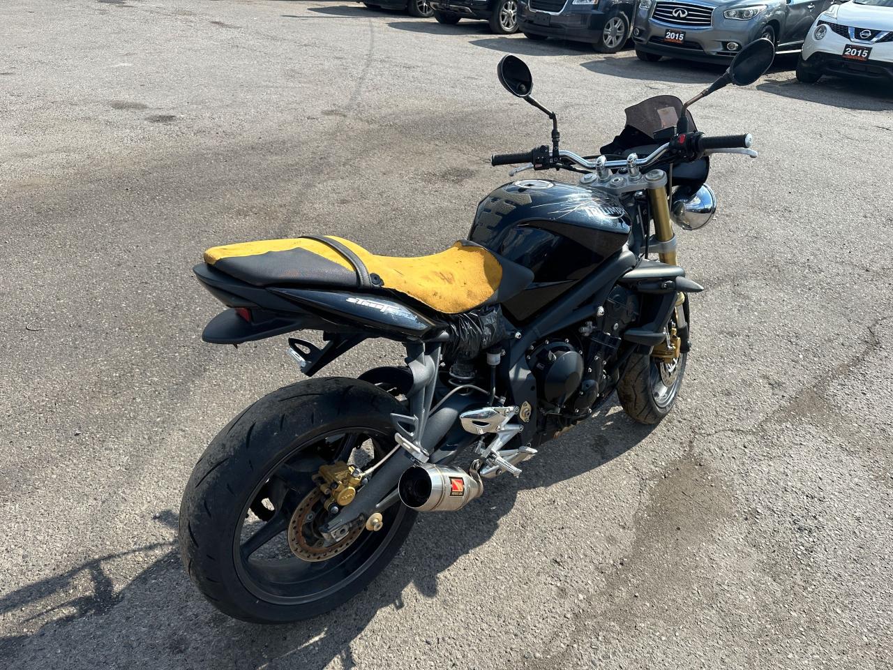 2009 Triumph Speed Triple R STREET TRIPLE, VANDALIZED, EXHAUST, NO KEYS,AS IS - Photo #5