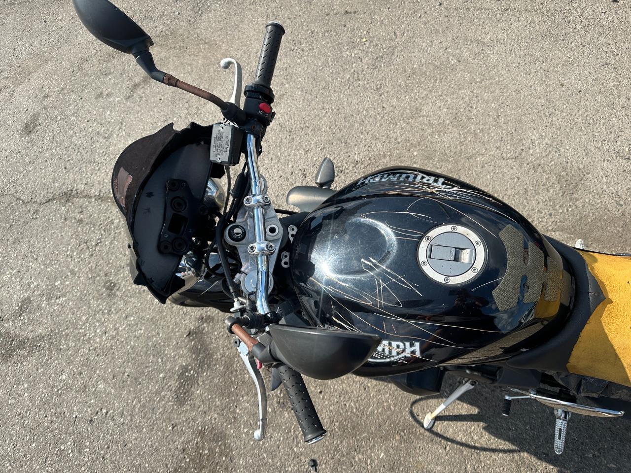 2009 Triumph Speed Triple R STREET TRIPLE, VANDALIZED, EXHAUST, NO KEYS,AS IS - Photo #9