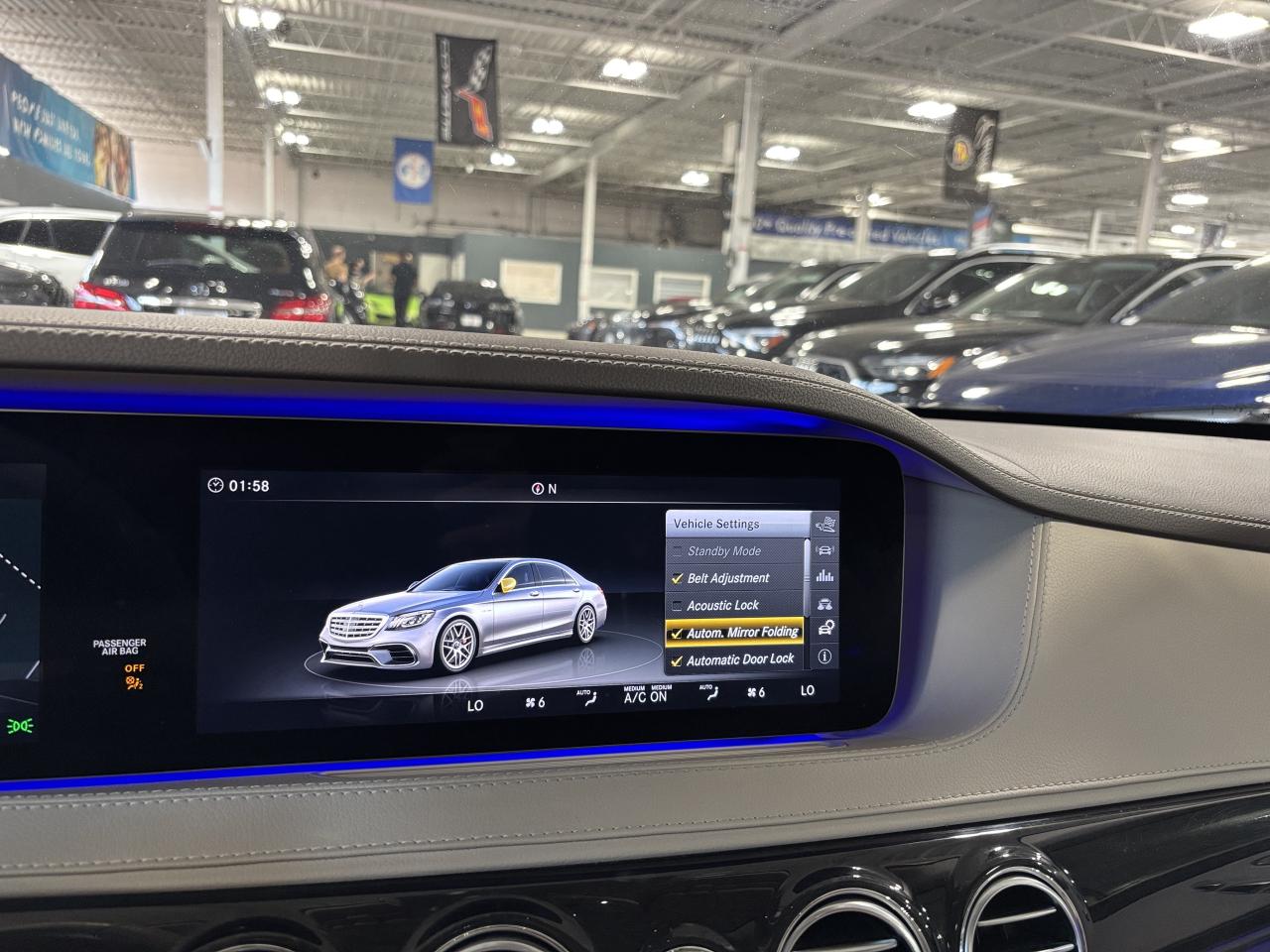 2018 Mercedes-Benz S-Class S63 AMG|4MATIC+|V8BITURBO|MASSAGE|NAV|AMBIENT|HUD| - Photo #49