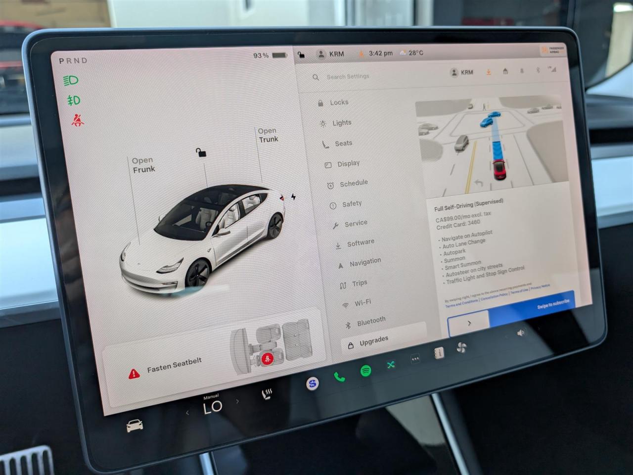 2019 Tesla Model 3 LONG RANGE AWD - WHITE INTERIOR - DUAL MOTOR
