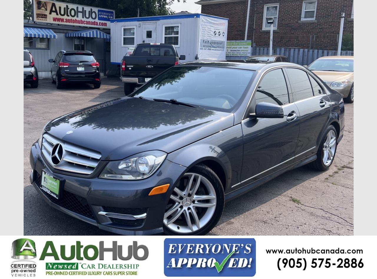 Used 2013 Mercedes-Benz C-Class C300-4 MATIC-LEATHER-SUNROOF-HEATED SEATS for sale in Hamilton, ON