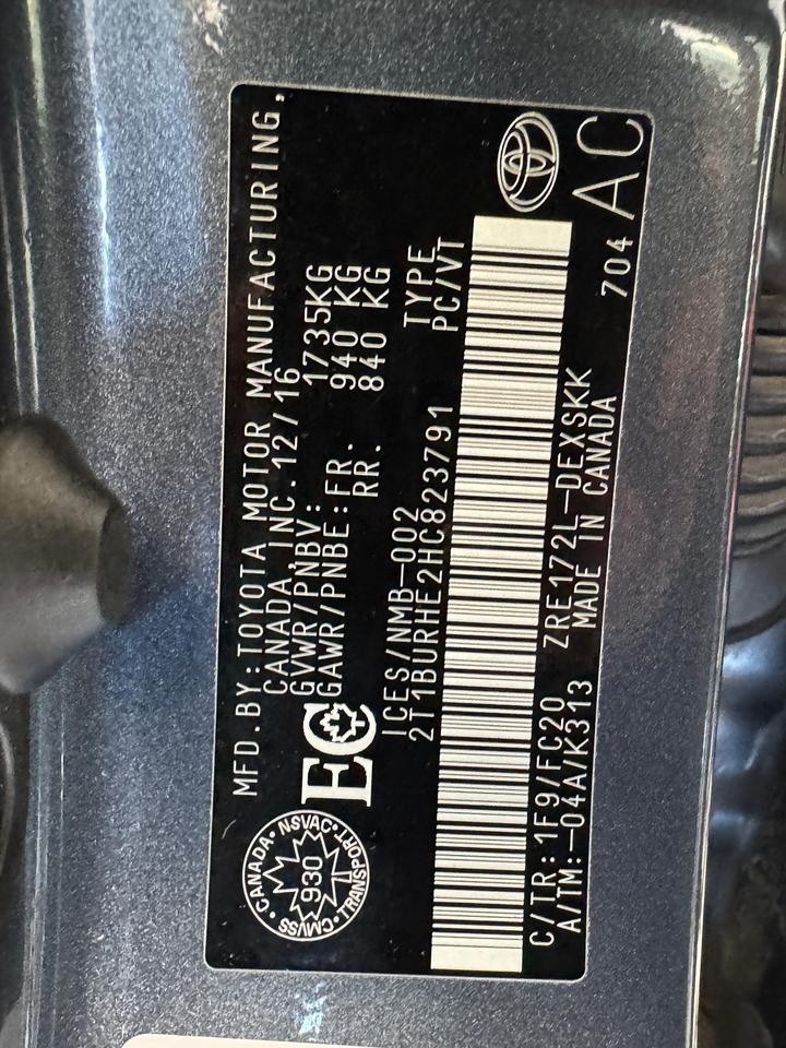 2017 Toyota Corolla SE+Adaptive Cruise+New Tires+Heated Steering Photo