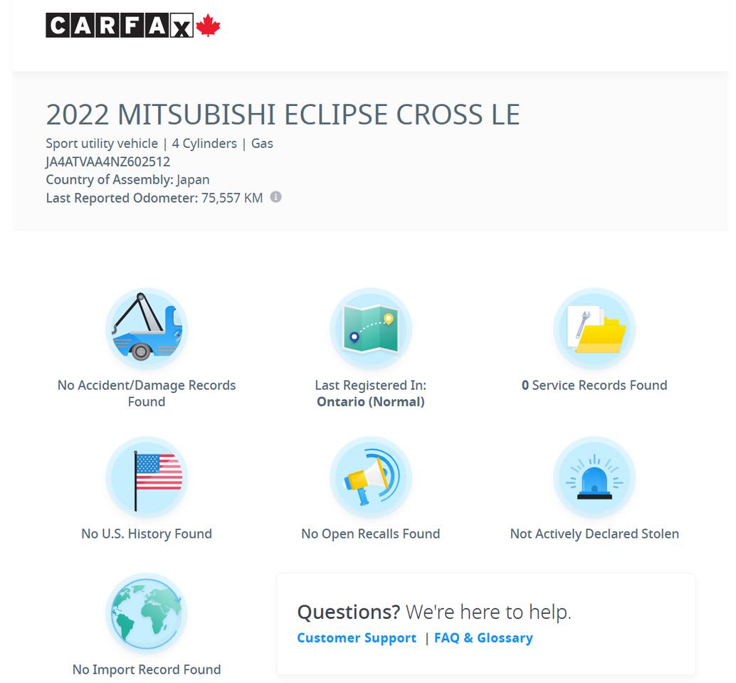 2022 Mitsubishi Eclipse Cross SE AWD+New Brakes+ApplePlay+BSM+CLEAN CARFAX Photo