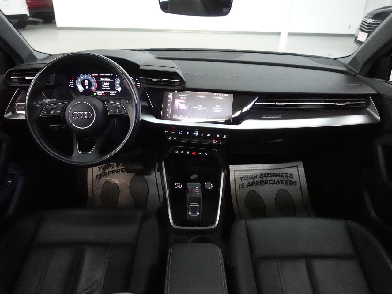 2023 Audi A3 KOMFORT AWD | Leather | Sunroof | Digital Dash
