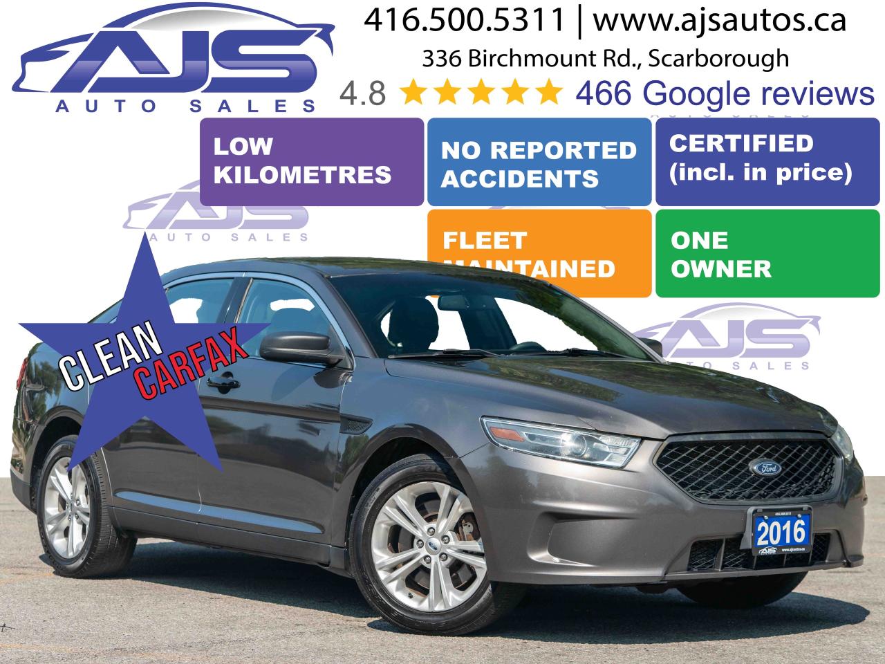Used 2016 Ford Taurus AWD POLICE INTERCEPTOR SEDAN for sale in Toronto, ON