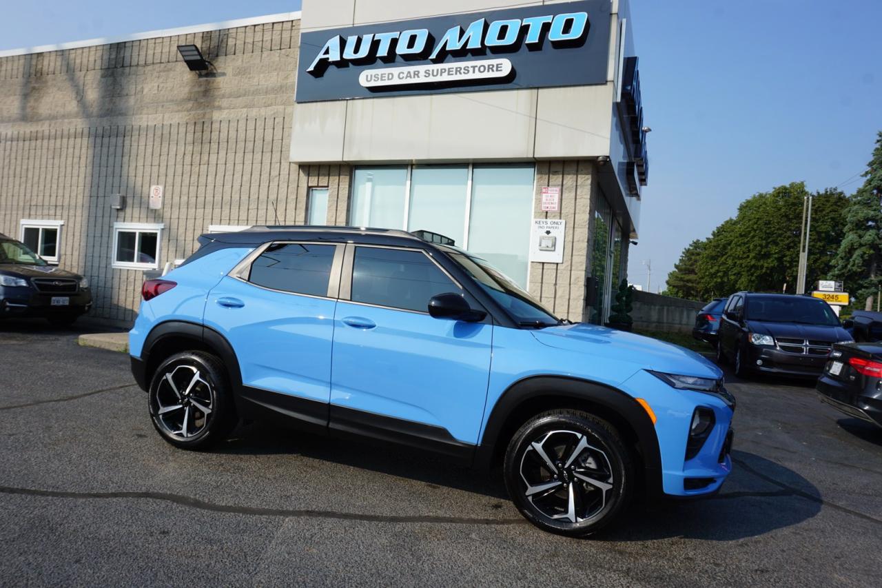 Used 2023 Chevrolet TrailBlazer RS AWD CERTIFIED *1 OWNER* CAMERA BLUETOOTH HEATED SEATS PANO ROOF CRUISE ALLOYS for sale in Burlington, ON