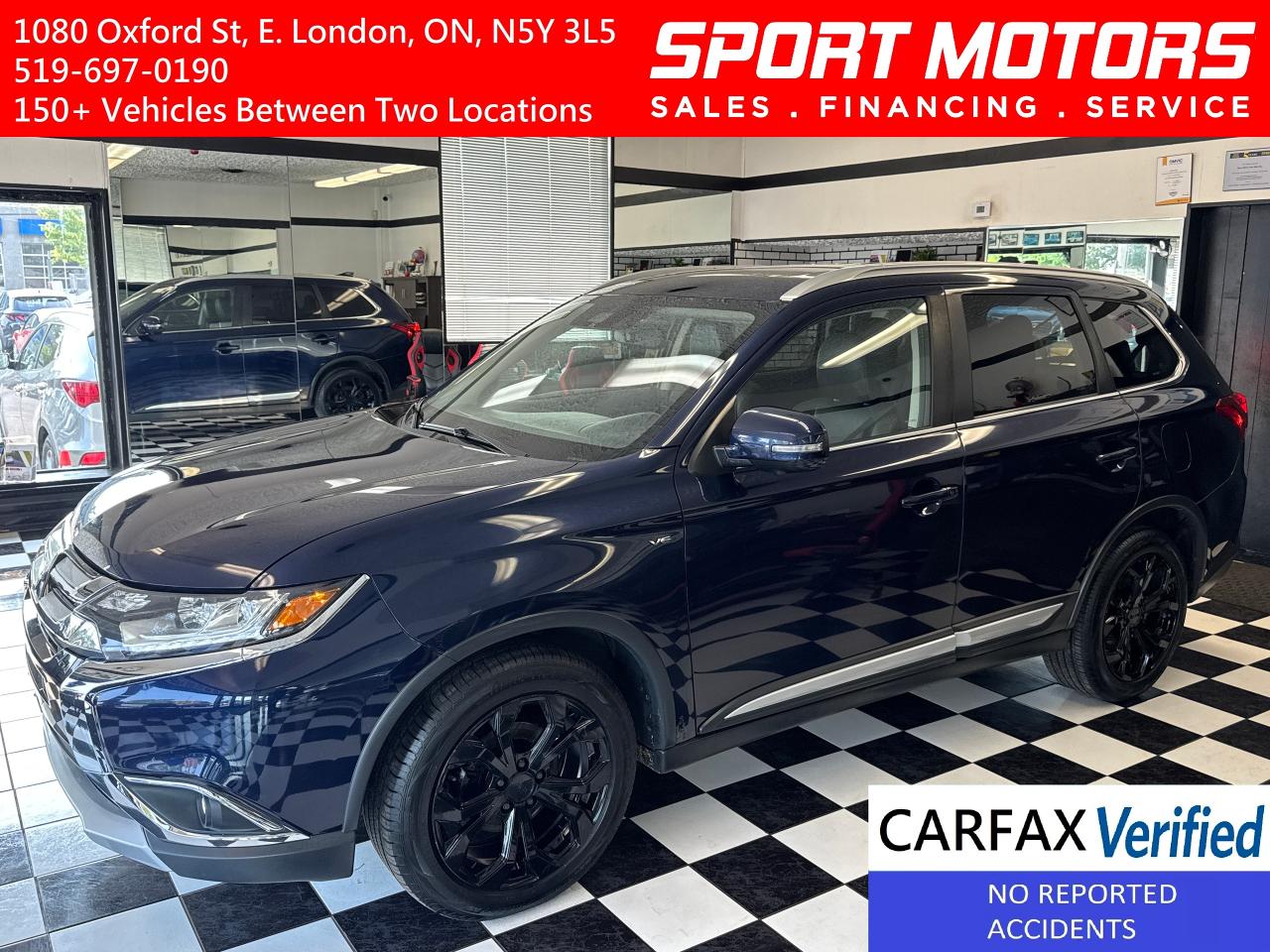 Used 2018 Mitsubishi Outlander GT AWD 7 PASS+360 CAM+Adaptive Cruise+CLEAN CARFAX for sale in London, ON