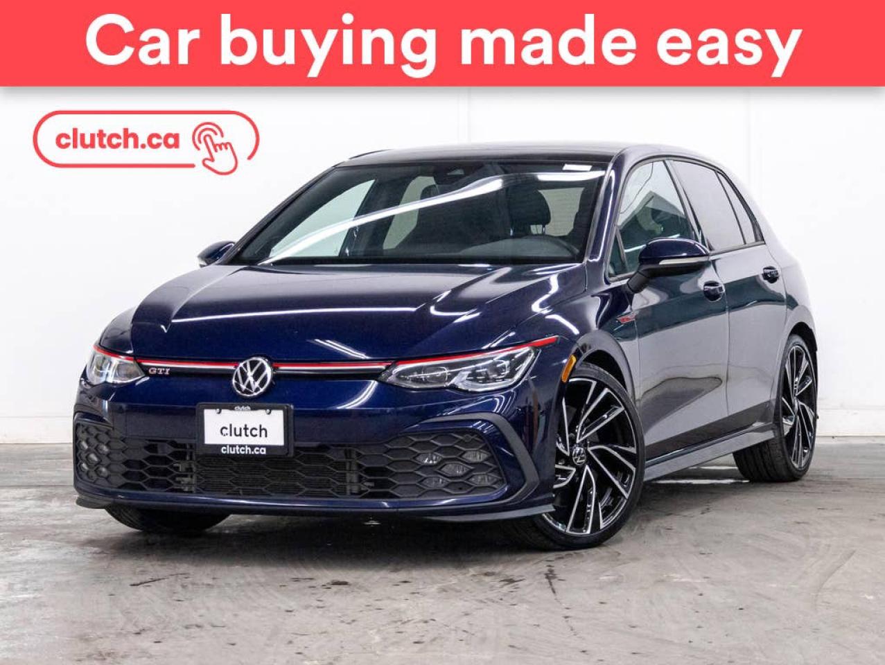 Used 2022 Volkswagen Golf GTI Autobahn w/ Sunroof, Sound & 19