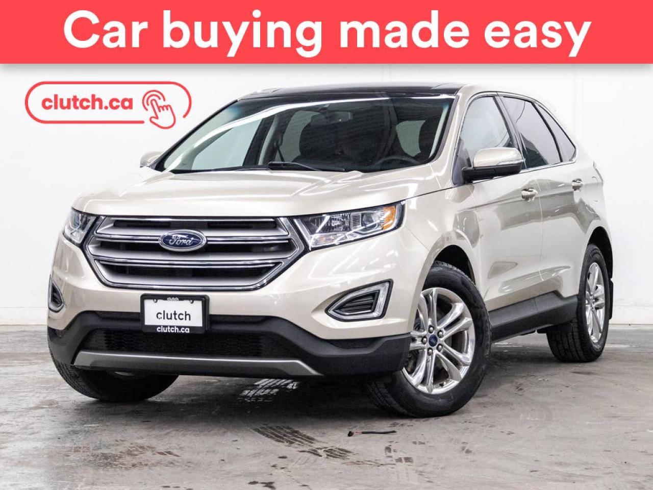 Used 2018 Ford Edge SEL AWD w/ Apple CarPlay & Android Auto, Rearview Cam, Dual Zone A/C for sale in Toronto, ON