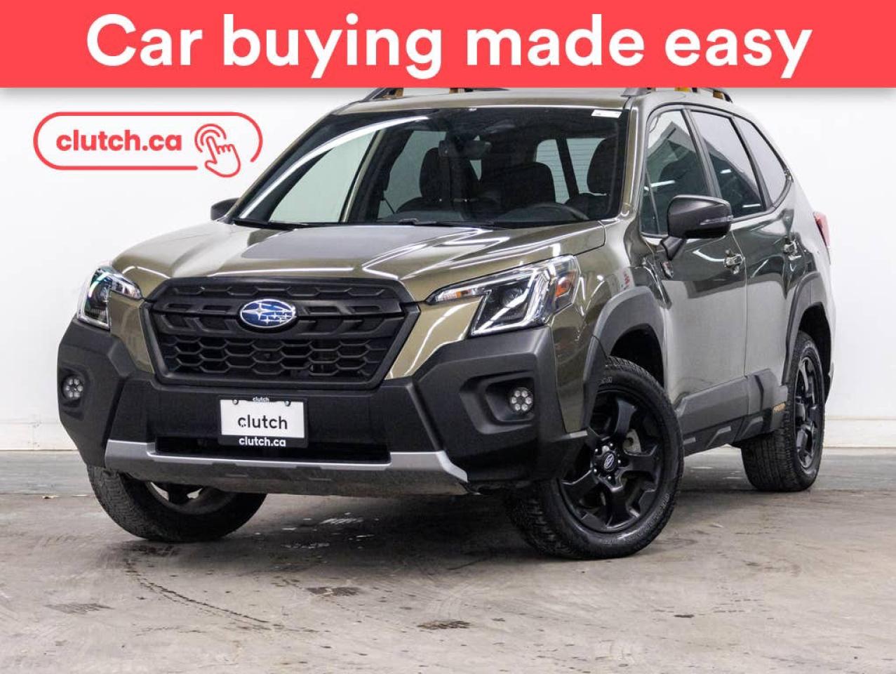 Used 2023 Subaru Forester Wilderness AWD w/ Apple CarPlay & Android Auto, Sunroof, Heated Steering Wheel for sale in Toronto, ON
