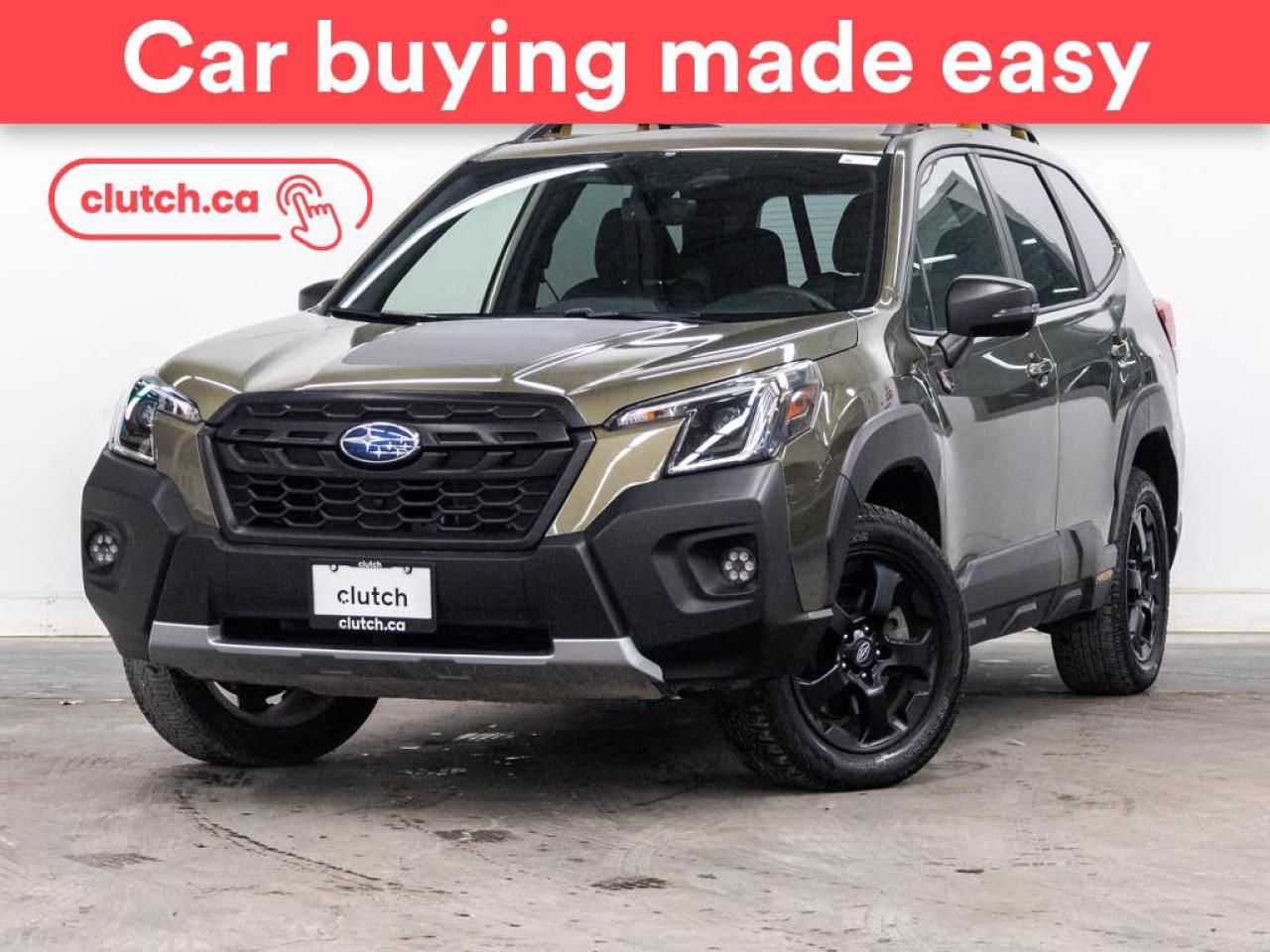 Used 2023 Subaru Forester Wilderness AWD w/ Apple CarPlay & Android Auto, Sunroof, Heated Steering Wheel for sale in Toronto, ON