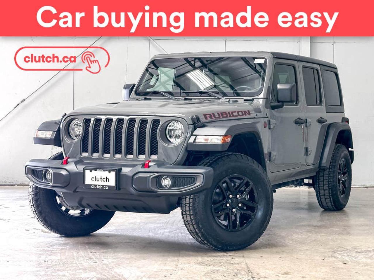 Used 2021 Jeep Wrangler Unlimited Rubicon 4X4 w/ Apple CarPlay, Rearview Camera, Cruise Control for sale in Toronto, ON