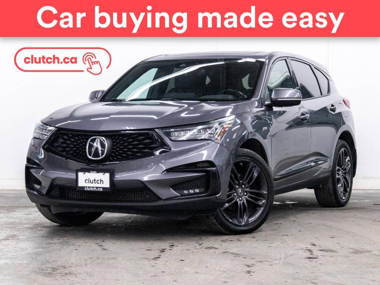 Used 2021 Acura RDX A-Spec AWD w/ Apple CarPlay& Android Auto, Front Heated Seats, Rearview Cam for sale in Toronto, ON
