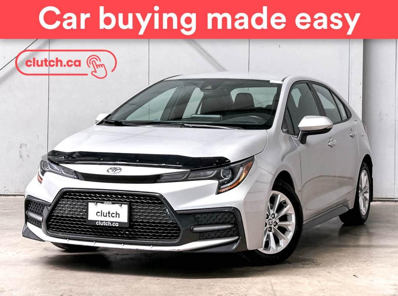 Used 2020 Toyota Corolla SE w/ Apple CarPlay, Heated Front Seats, Rearview Cam for sale in Toronto, ON