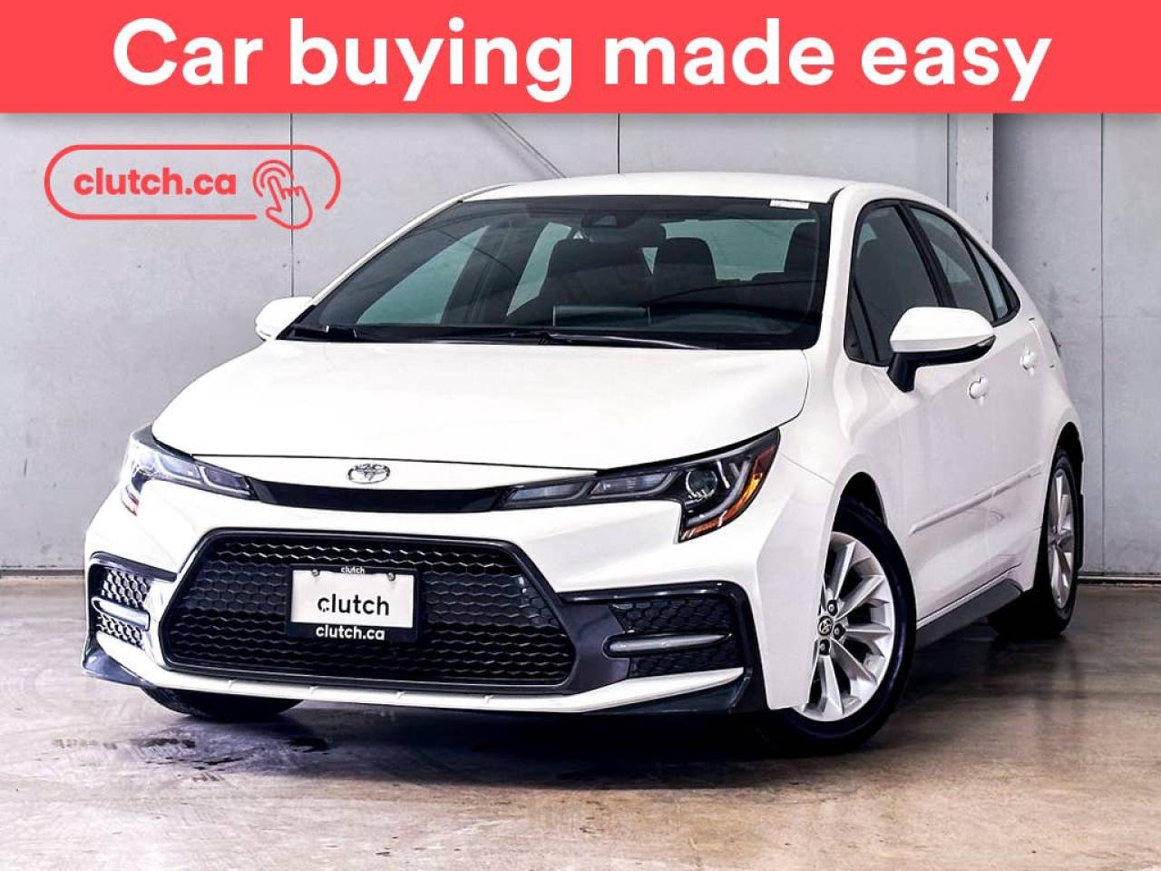 Used 2021 Toyota Corolla SE w/ Apple CarPlay, Heated Front Seats, Rearview Cam for sale in Toronto, ON