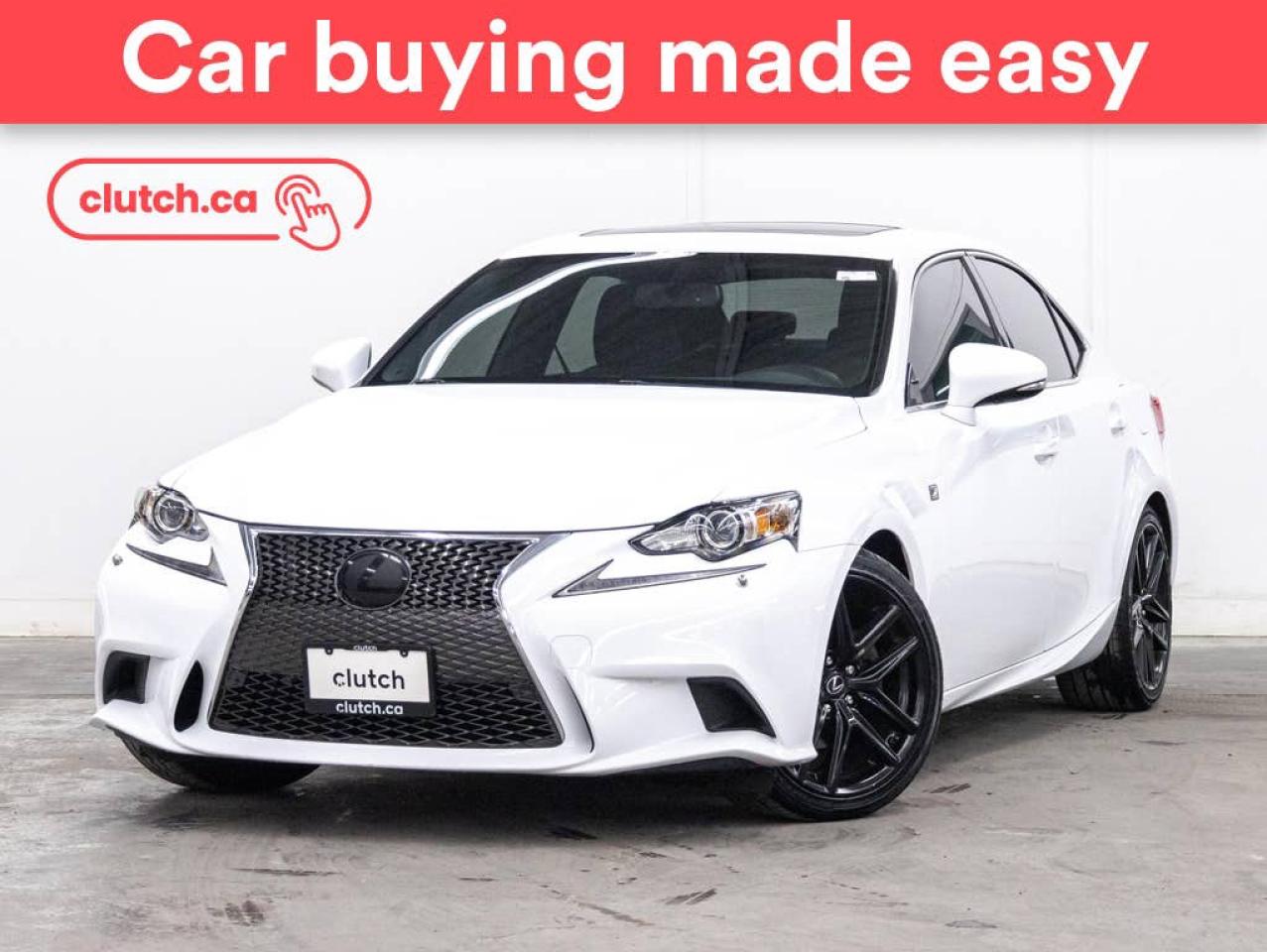 Used 2015 Lexus IS 250 AWD w/ Nav, Power Moonroof, Heated Steering Wheel for sale in Toronto, ON