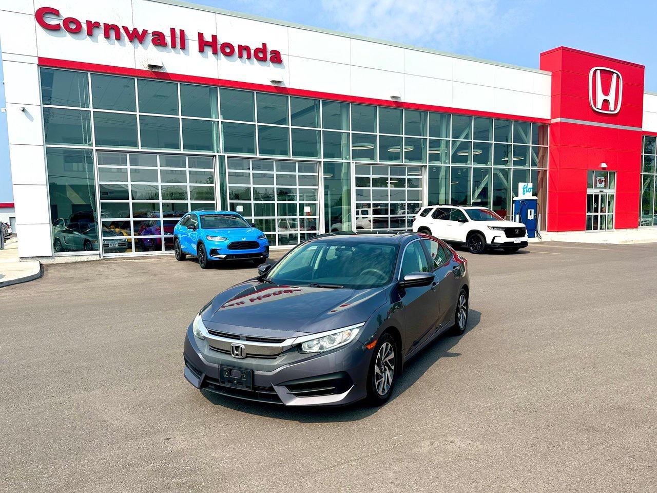 Used 2016 Honda Civic Sedan EX for sale in Cornwall, ON
