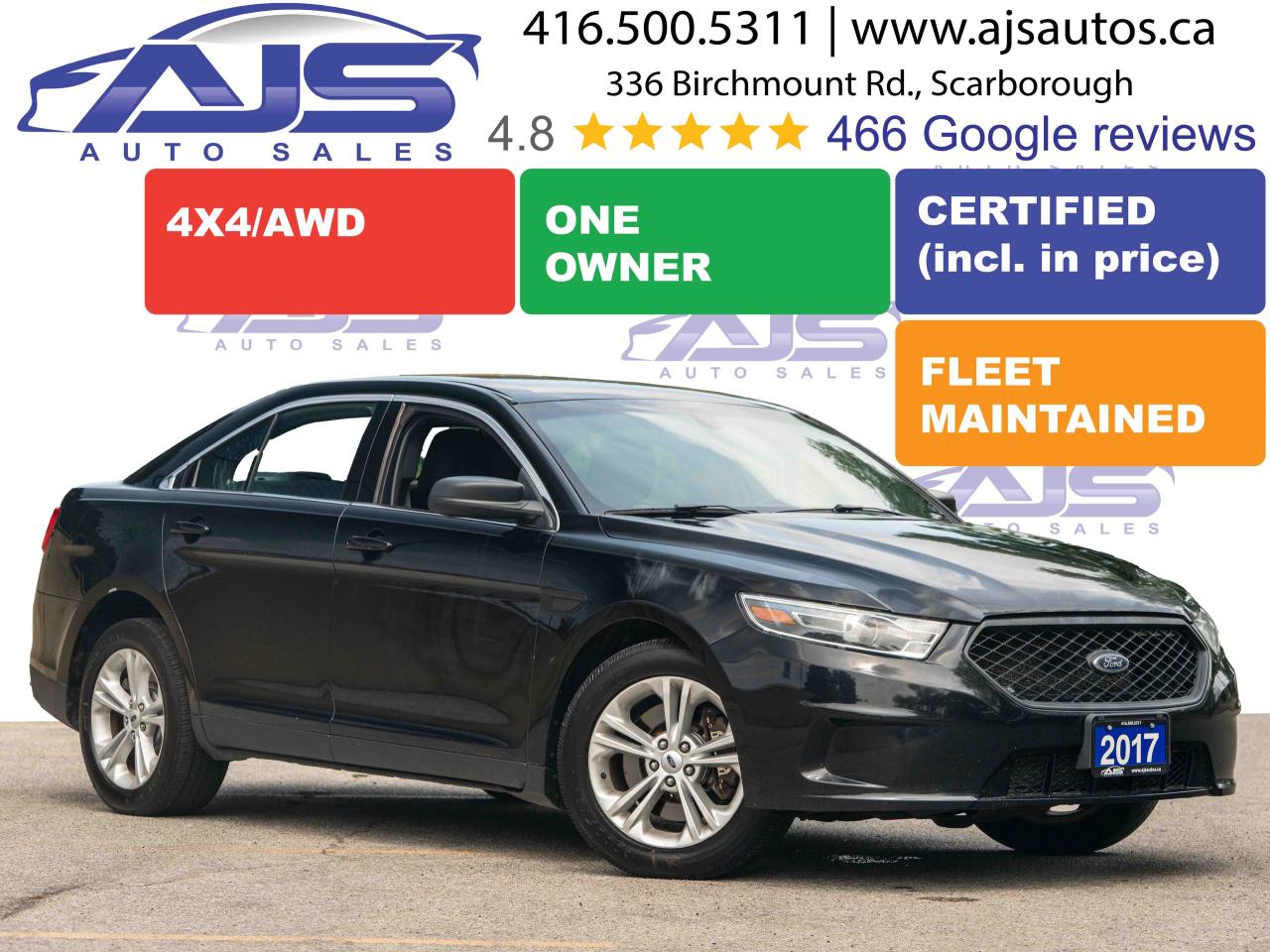 Used 2017 Ford Taurus AWD POLICE INTERCEPTOR SEDAN for sale in Toronto, ON