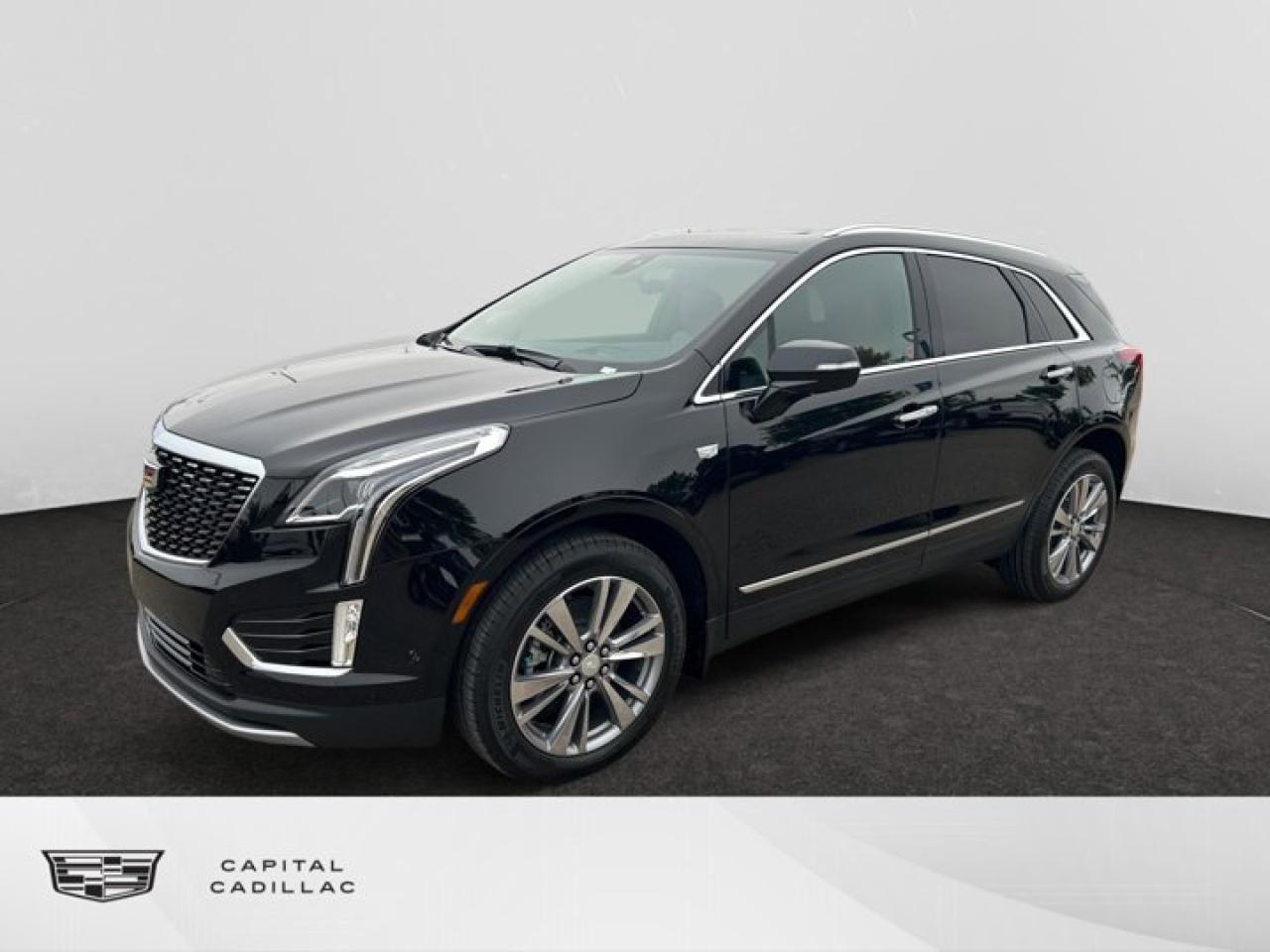 This 2025 Cadillac XT5 in Stellar Black Metallic is equipped with AWD and Gas V6 3.6L/ engine.The Cadillac XT5 is style for any occasion. The signature grille and crest make a statement with every arrival, while sharp lines and sweeping curves meet jewel-like lighting elements for a style thats truly moving. Available LED Cornering Lamps cast light into corners as you take them, while available LED IntelliBeam headlamps automatically switch between high and low beams as vehicles approach. 20in alloy wheels, illuminating door handles and a hands-free liftgate help you stand apart on any road. Inside, comfort is in control with premium materials and an ultra-view power sunroof. 40/20/40 folding rear seats can also be folded flat to reveal up to 1.78 cubic meters space. With 310hp and 271 lb.-ft. of torque, the 3.6L V6 engine is powerful, but thats not the whole story. Innovative technologies like Active Fuel Management and Auto Stop/Start make this SUV efficient, too. Electronic Precision Shift moves you from Park to Drive in a simple gesture and puts you in command of an advanced 8-speed automatic transmission. Plus, three distinct driver modes and available All-Wheel Drive give you control of the driving experience. The XT5 offers a range of convenient features for staying connected on the road, including an infotainment system, Apple CarPlay and Android Auto compatibility, premium surround sound system, built-in Wi-Fi, navigation, rear camera mirror, wireless charging, reconfigurable gauge cluster and head-up display. Youll also find a comprehensive suite of safety features such as lane keep assist with lane departure warning, lane change alert, surround vision, pedestrian braking, and more.Exclusive features of the XT5 Premium Luxury include: 14-Speaker Premium Audio System, Cadillac user experience with Navigation, Driver Awareness package, LED Headlamps, Ventilated Front Seats, Performance Suspension, and Tri-Zone Climate Control with Heated Rear Outboard Seats.Check out this vehicles pictures, features, options and specs, and let us know if you have any questions. Helping find the perfect vehicle FOR YOU is our only priority.P.S...Sometimes texting is easier. Text (or call) 306-994-4885 for fast answers at your fingertips!Dealer License #914248Disclaimer: All prices are plus taxes & include all cash credits & loyalties. See dealer for Details.