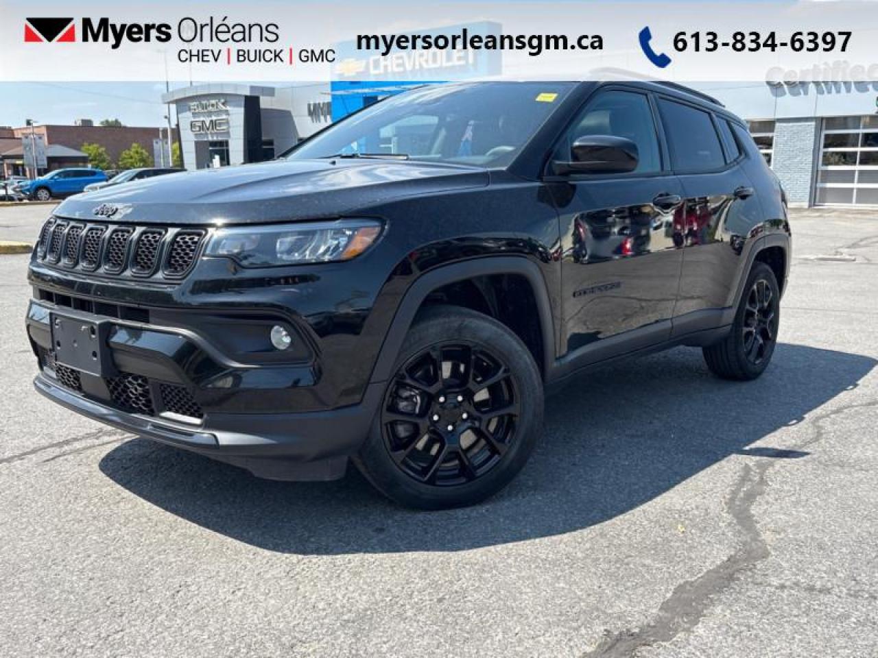 Used 2023 Jeep Compass Altitude  - Leather Seats -  4G Wi-Fi for sale in Orleans, ON