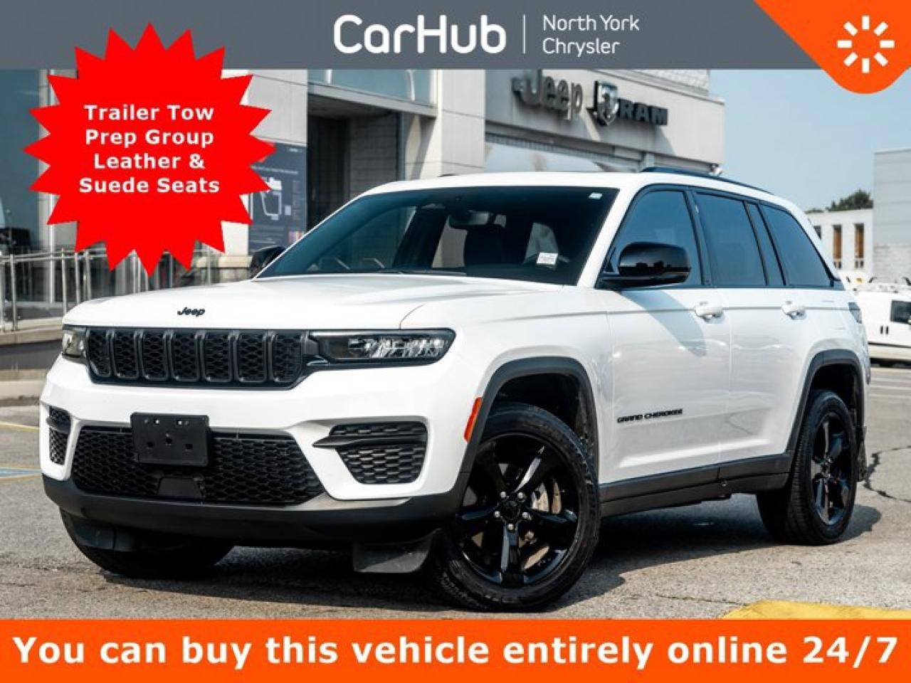 Used 2023 Jeep Grand Cherokee Altitude 4x4 Trailer Tow Prep Group Leather/Suede Seats for sale in Thornhill, ON