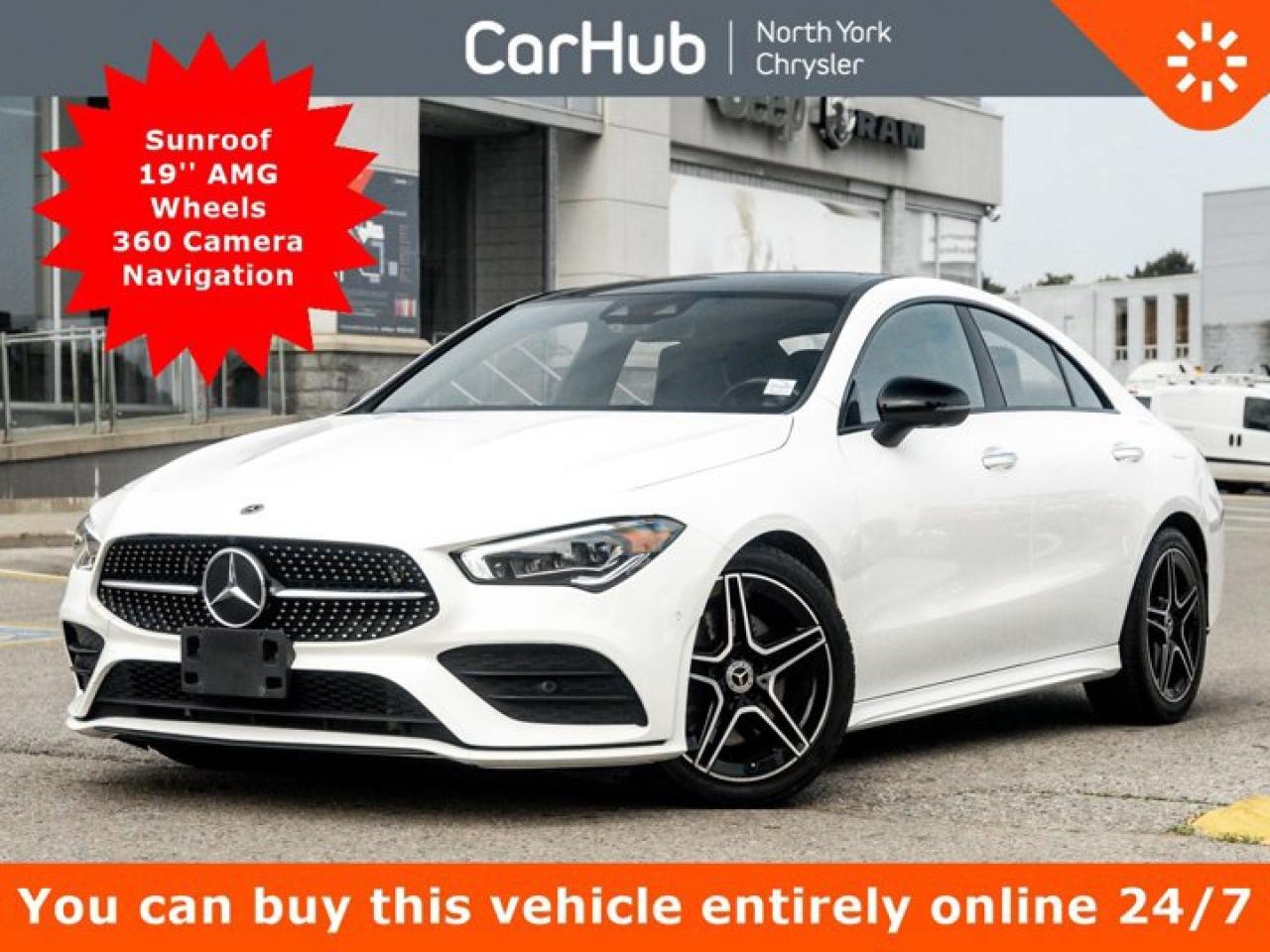 Used 2021 Mercedes-Benz CLA-Class 250 Sunroof 19'' AMG Wheel 360 Camera Navigation for sale in Thornhill, ON