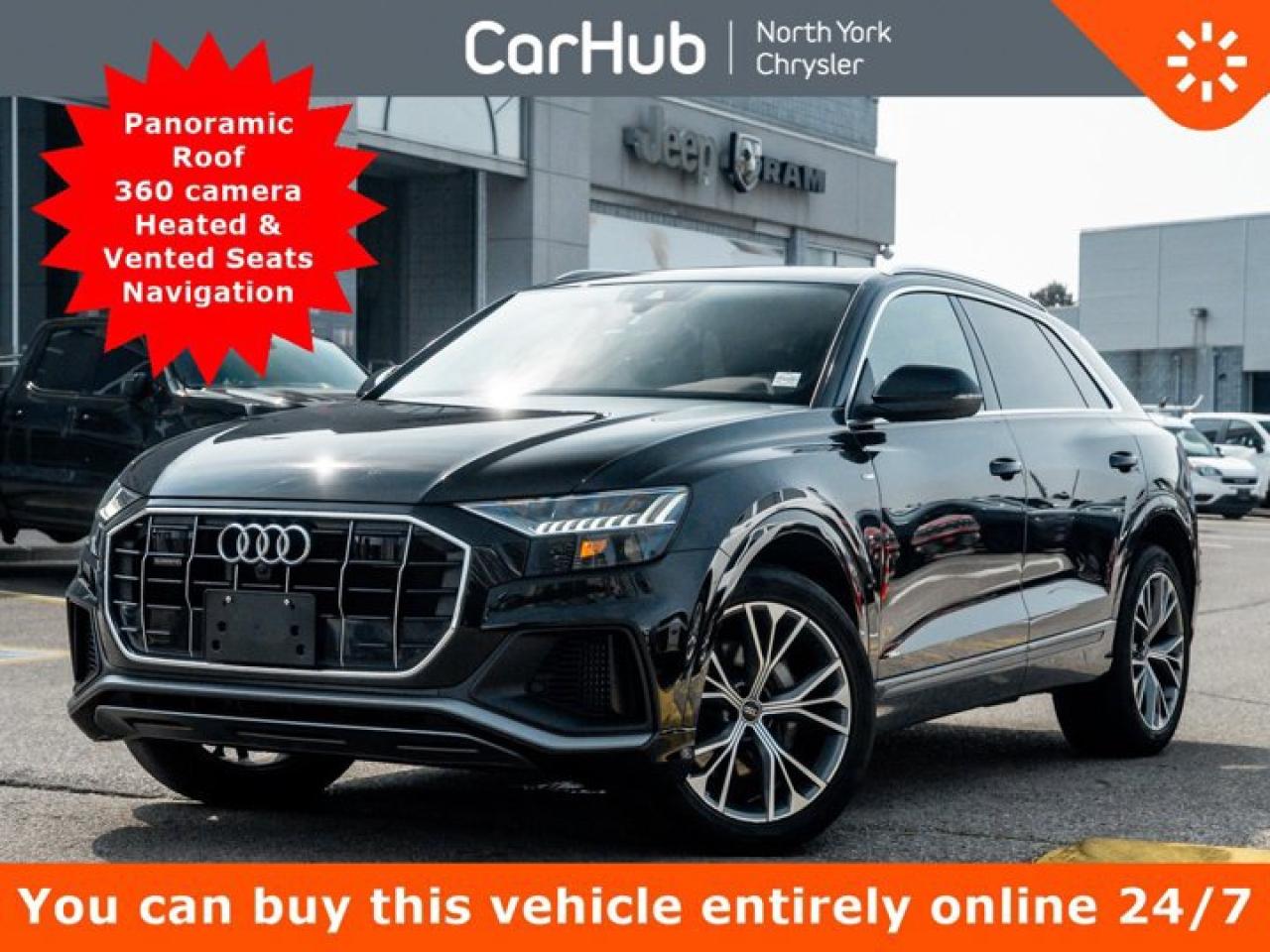 Used 2023 Audi Q8 Progressiv Panoroof 360 camera Heated Vented Seats Navigation for sale in Thornhill, ON