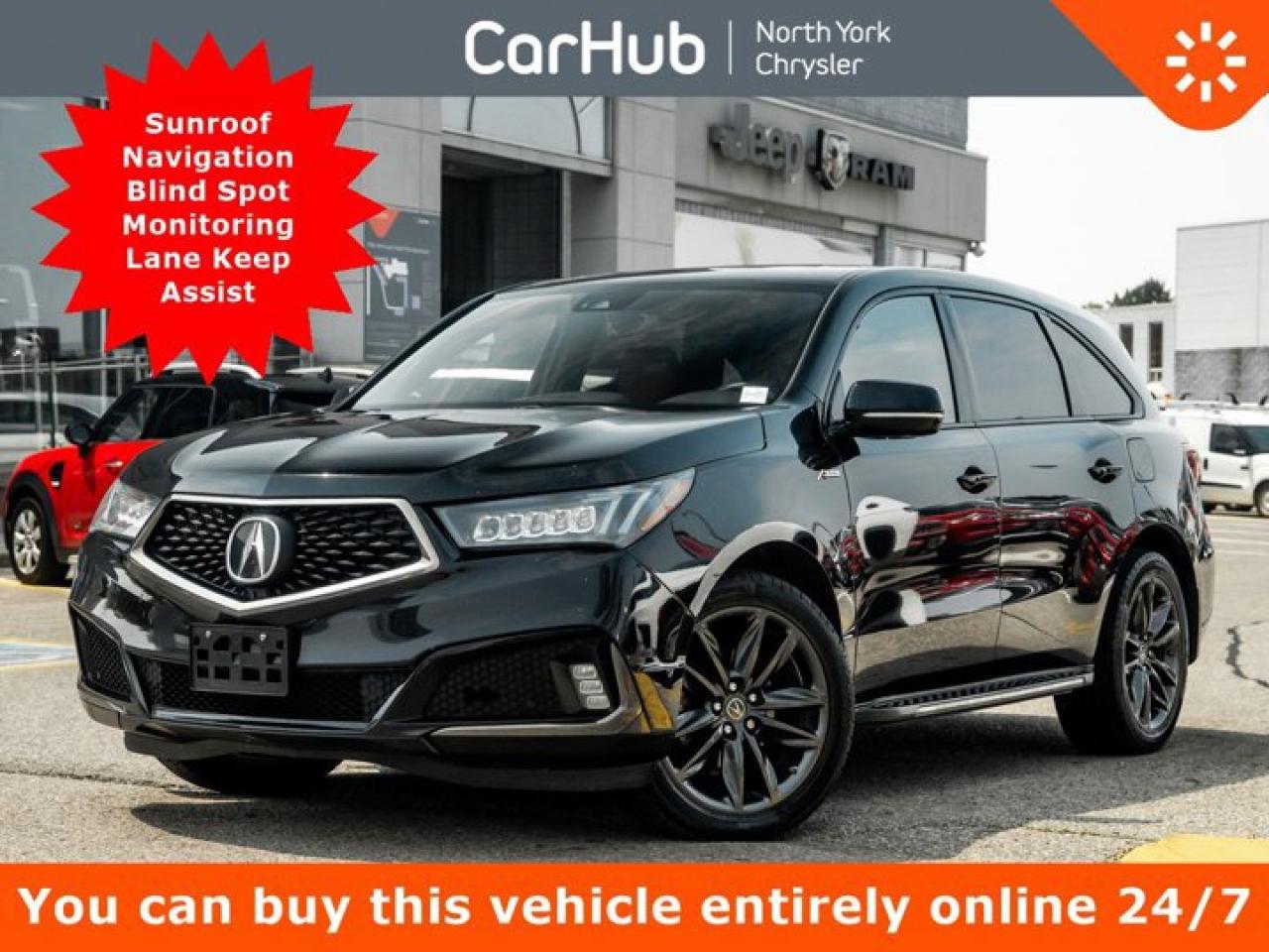 Used 2020 Acura MDX A-Spec SH-AWD Sunroof Navigation Blind Spot Monitoring Lane Keep Assist for sale in Thornhill, ON