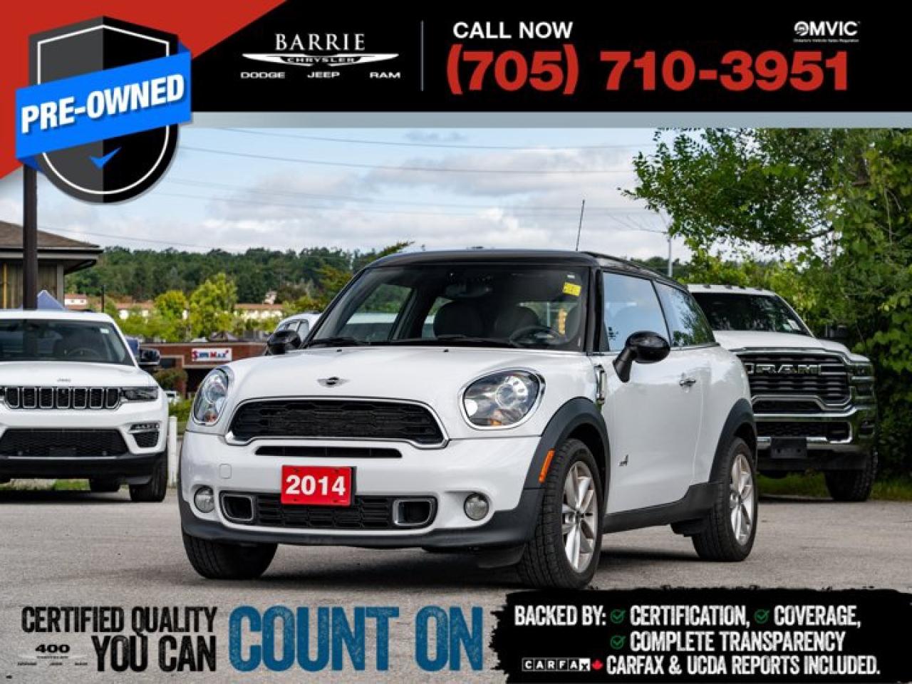 Used 2014 MINI Cooper Paceman S for sale in Barrie, ON