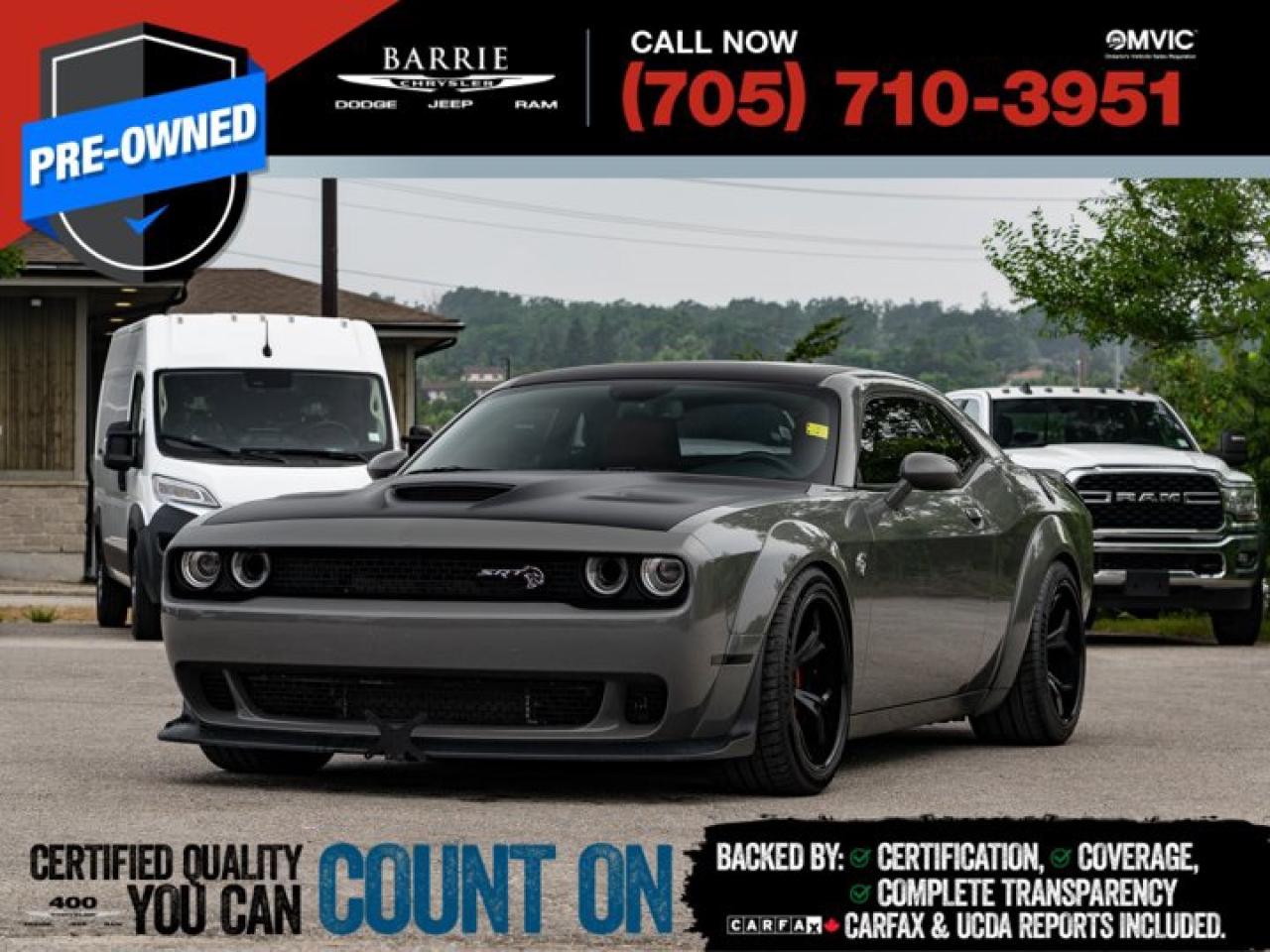 Used 2018 Dodge Challenger Srt Hellcat Widebody for sale in Barrie, ON