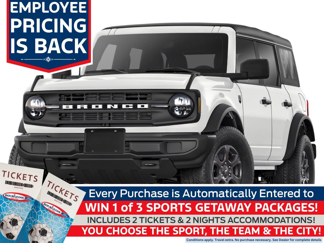 New 2025 Ford Bronco Big Bend 4 Door 4x4 for sale in Midland, ON