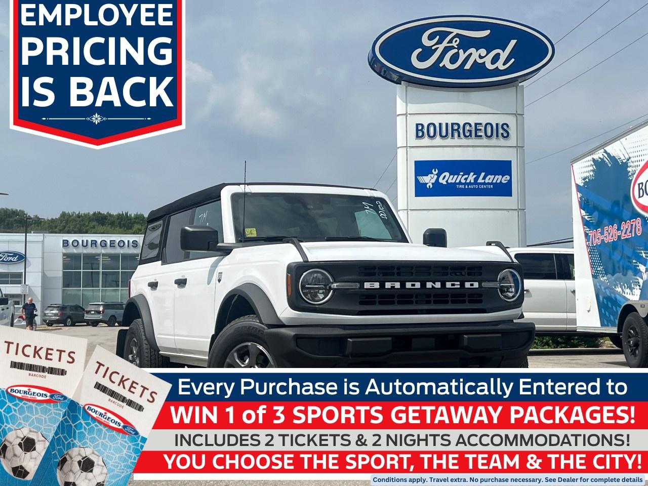 New 2025 Ford Bronco Big Bend 4 Door 4x4 for sale in Midland, ON