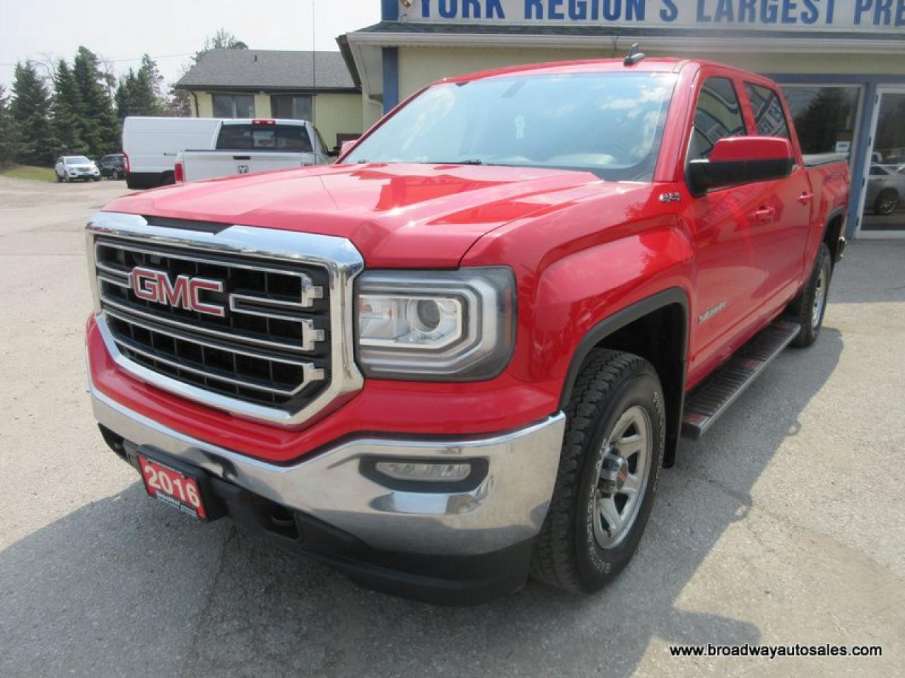 2016 GMC Sierra 1500 GREAT VALUE SLE-EDITION 6 PASSENGER 5.3L - V8.. 4X4.. CREW-CAB.. SHORTY.. HEATED SEATS.. TOUCH SCREEN DISPLAY.. BACK-UP CAMERA.. BLUETOOTH SYSTEM..