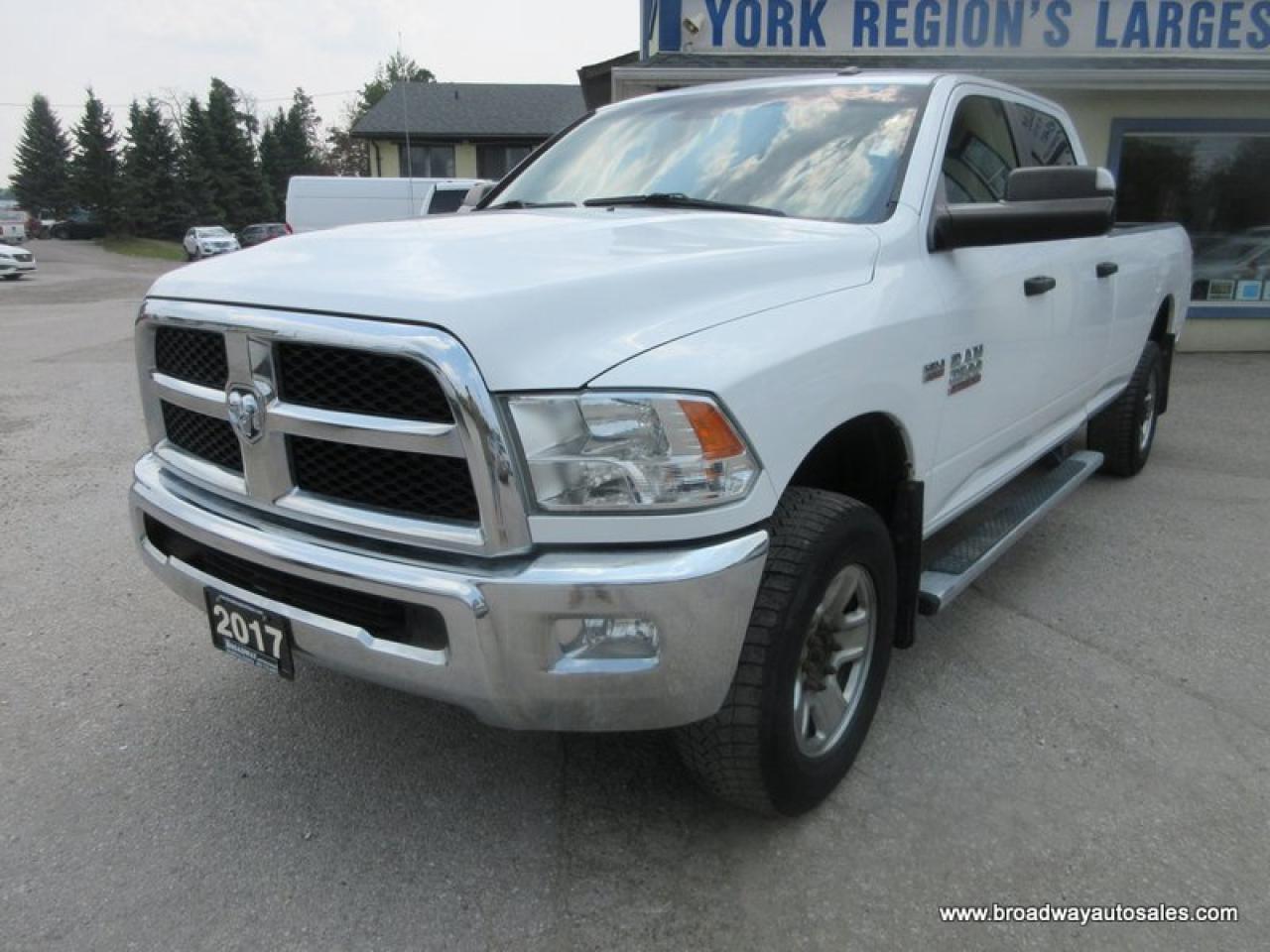 2017 RAM 2500 3/4 TON SLT-VERSION 6 PASSENGER 5.7L - HEMI.. 4X4.. CREW-CAB.. 8-FOOT-BOX.. TOUCH SCREEN DISPLAY.. BLUETOOTH SYSTEM.. TRAILER BRAKE.. KEYLESS ENTRY..