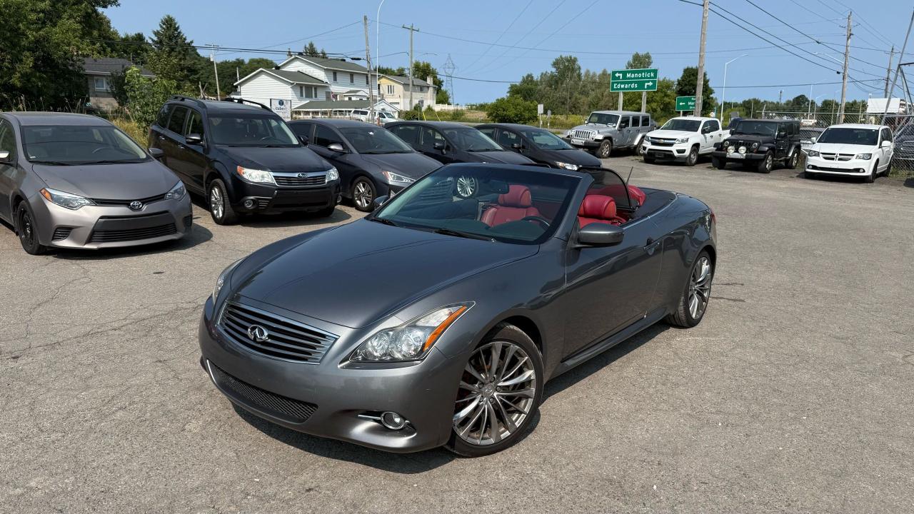 Used 2013 Infiniti G37 Red Interior for sale in Ottawa, ON