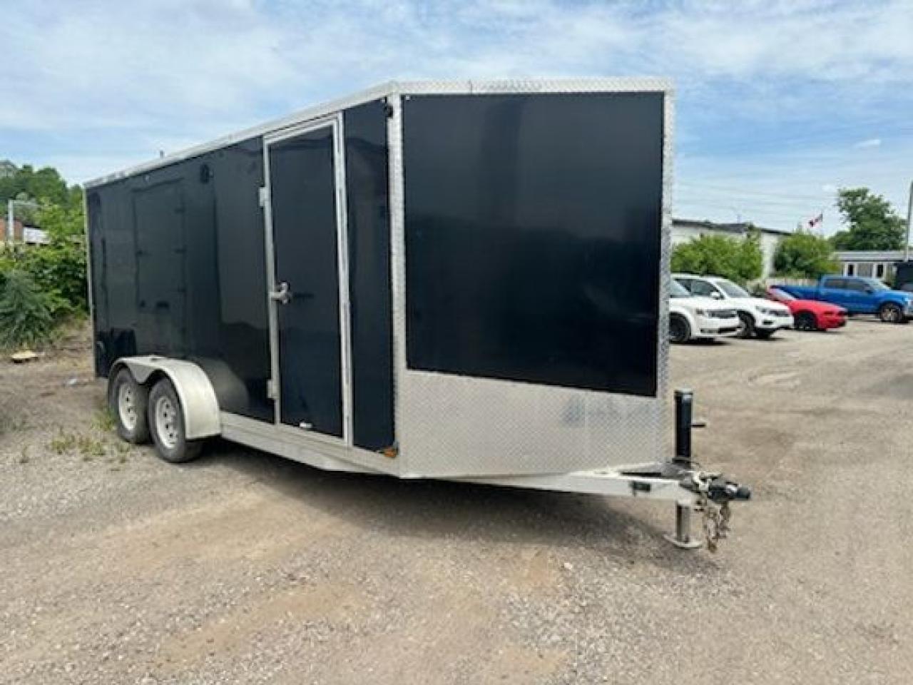 Used 2022 Canadian Trailer Company 7x16 V-Nose Cargo Trailer Aluminum Tandem Axle for sale in Guelph, ON