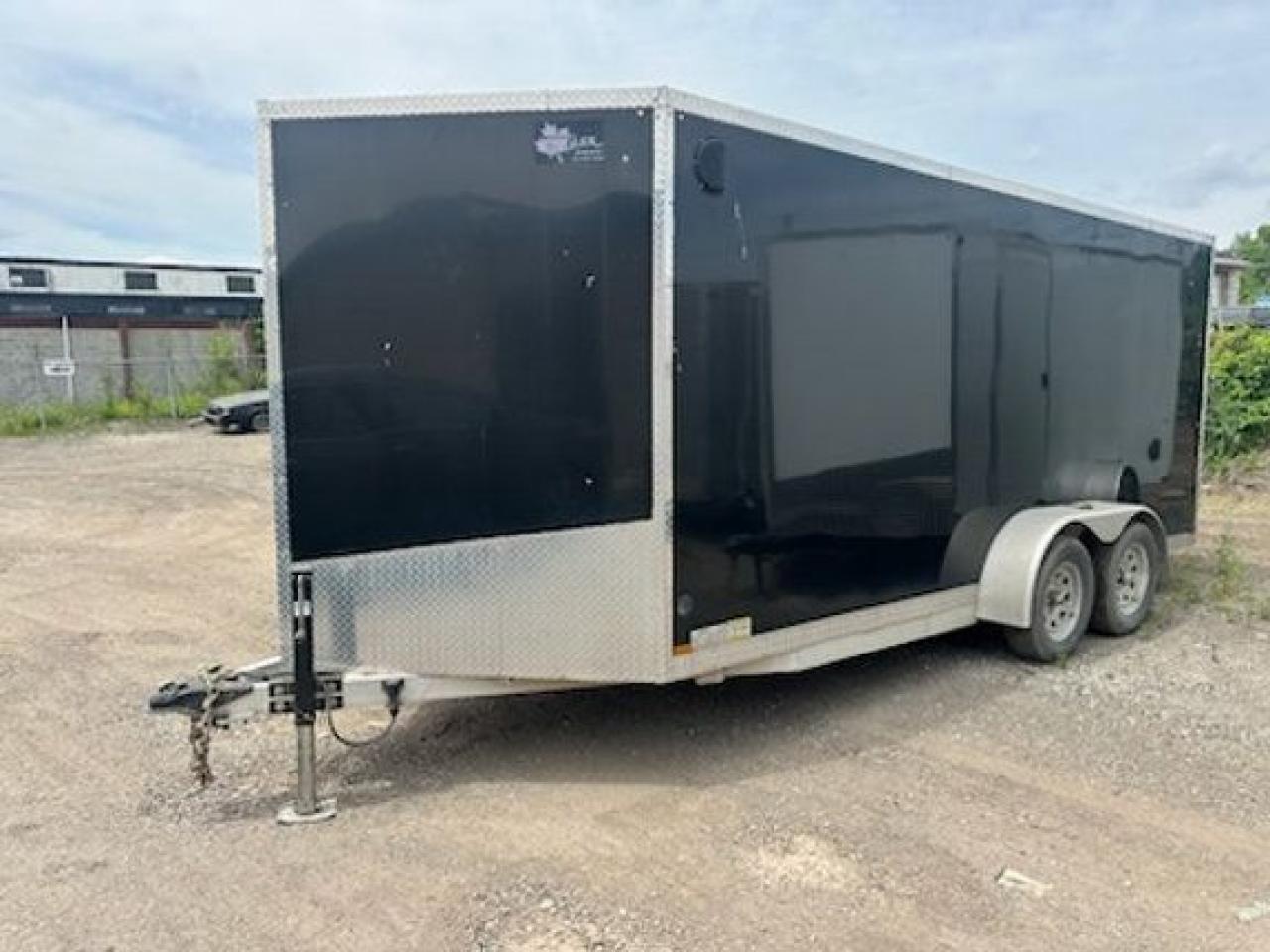 2022 Canadian Trailer Company 7x16 V-Nose Cargo Trailer Aluminum Tandem Axle Photo2