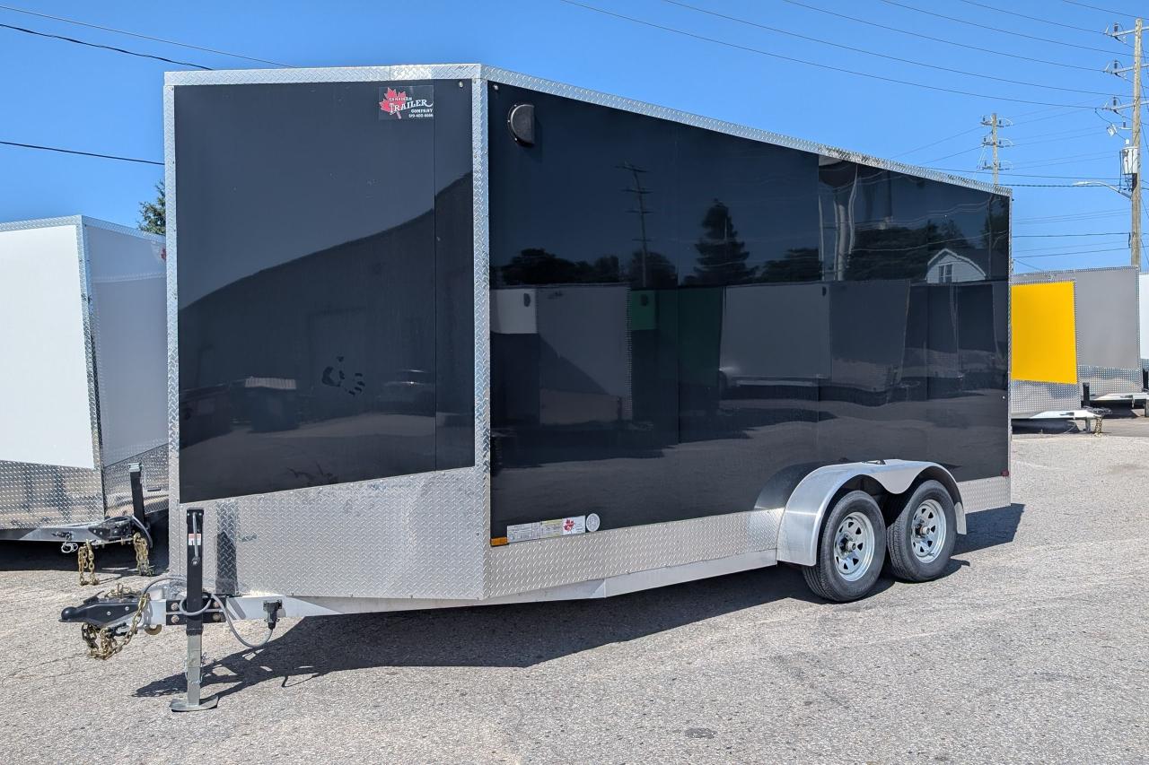 2024 Canadian Trailer Company 7x16 V-Nose Cargo Trailer Aluminum Tandem Axle Photo2