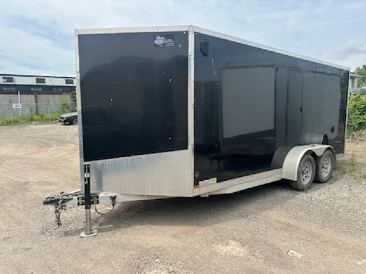 2022 Canadian Trailer Company 7x16 V-Nose Cargo Trailer Aluminum Tandem Axle