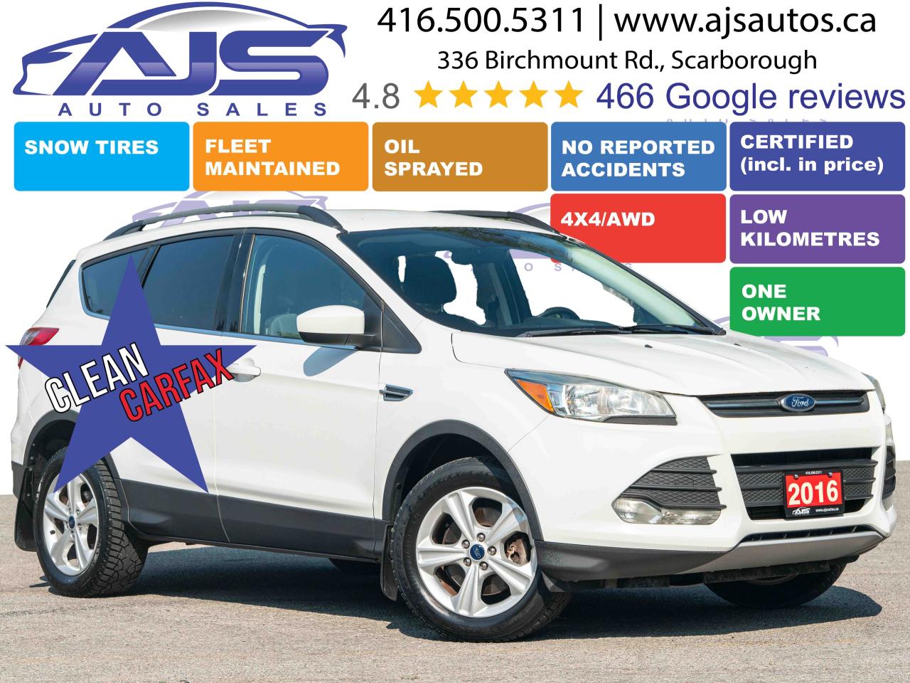 Used 2016 Ford Escape SE for sale in Toronto, ON
